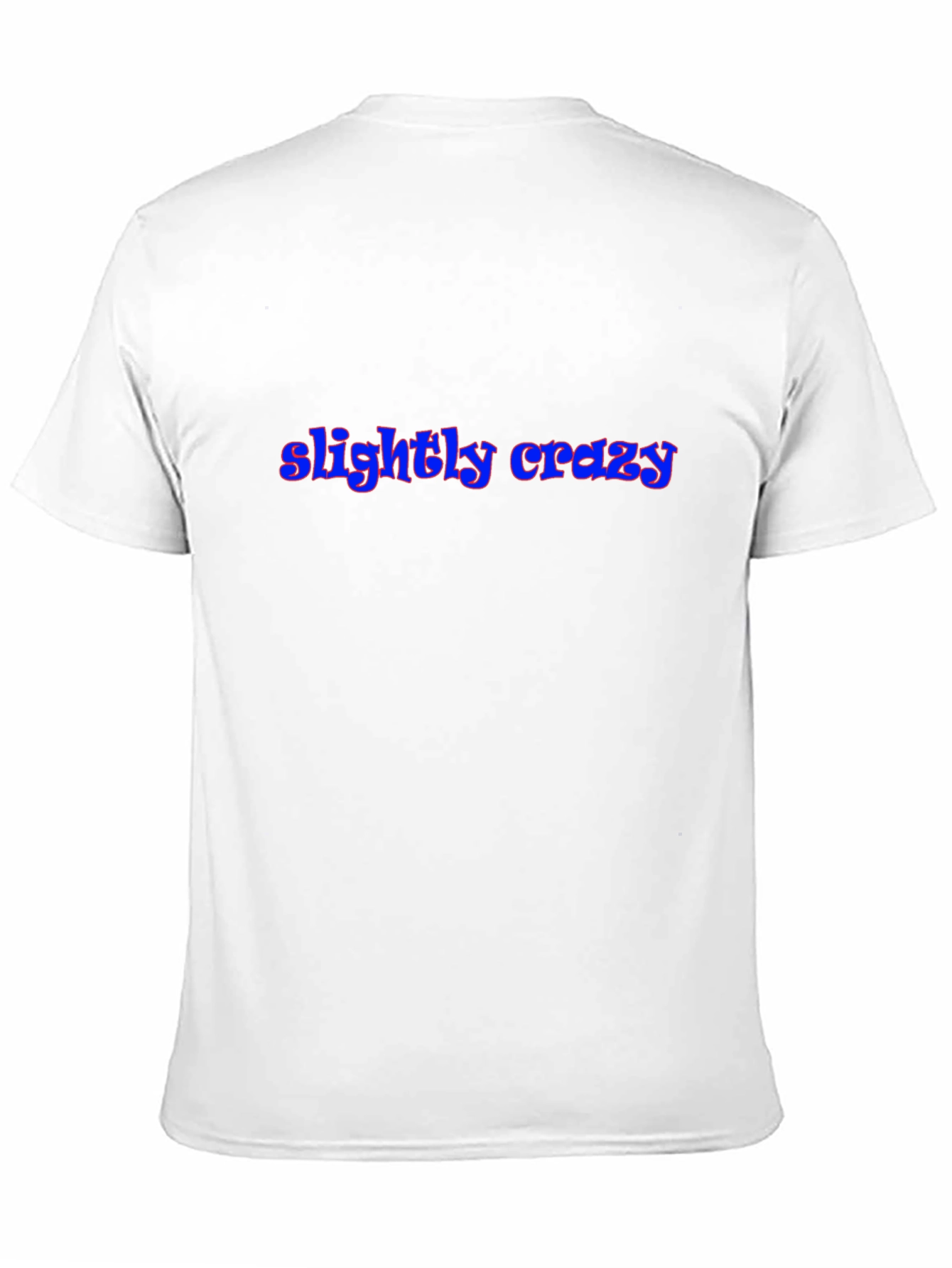 Slightly Crazy Graphic Tee - Trendy Black T-Shirt