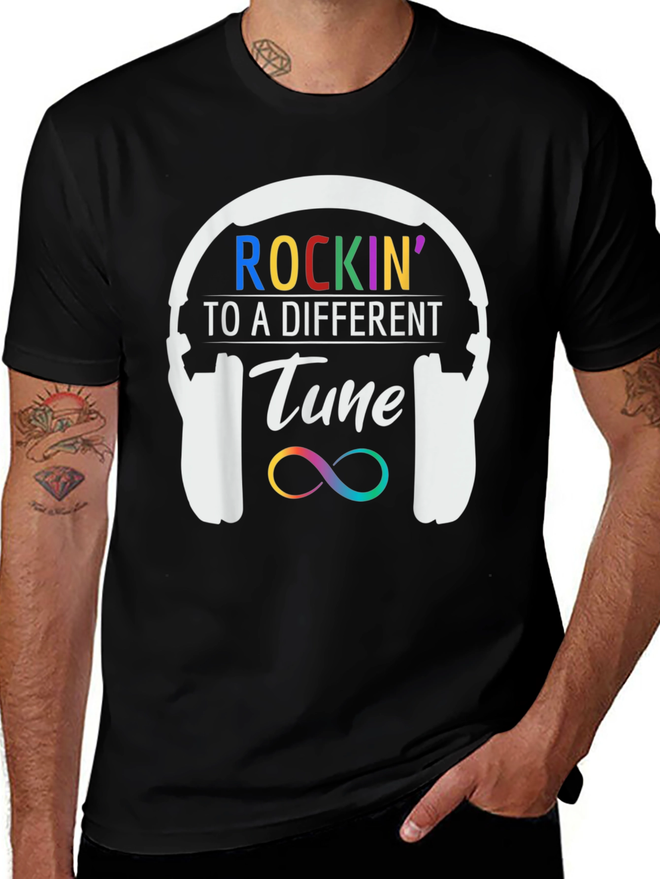 Rockin to a Different Tune Graphic Tee