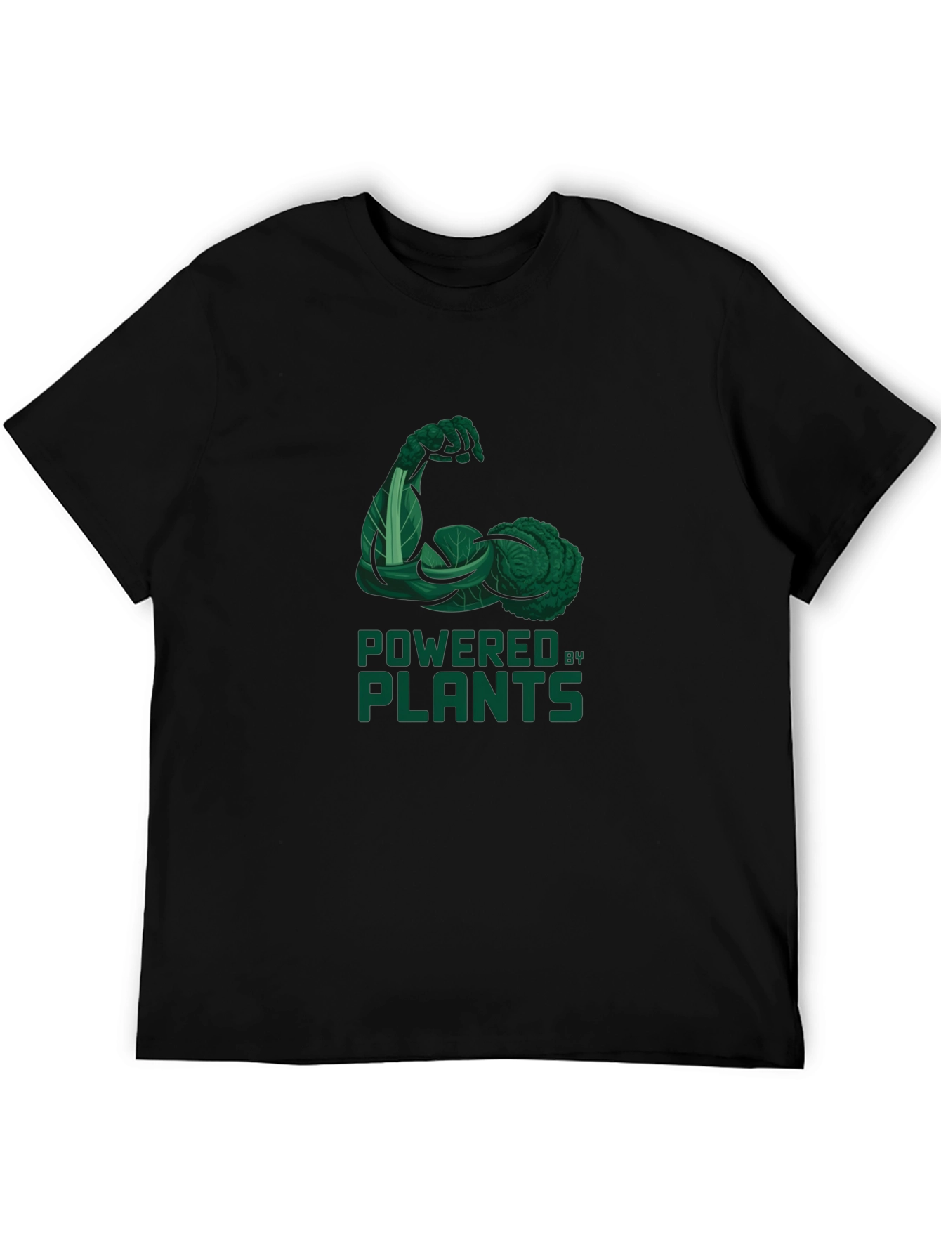 Powered by Plants Graphic Tee - Vegan Strength T-Shirt