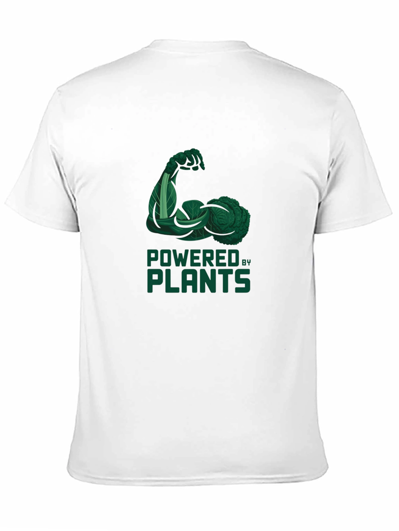 Powered by Plants Graphic Tee - Vegan Strength T-Shirt