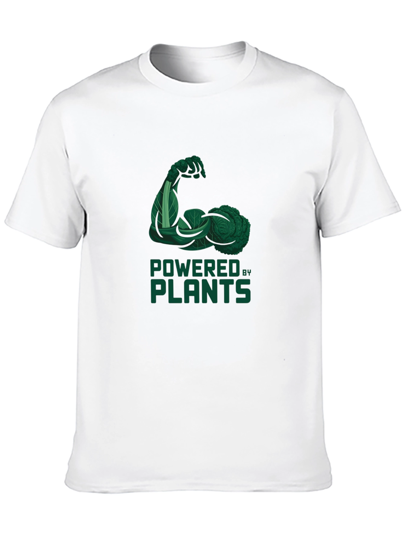 Powered by Plants Graphic Tee - Vegan Strength T-Shirt