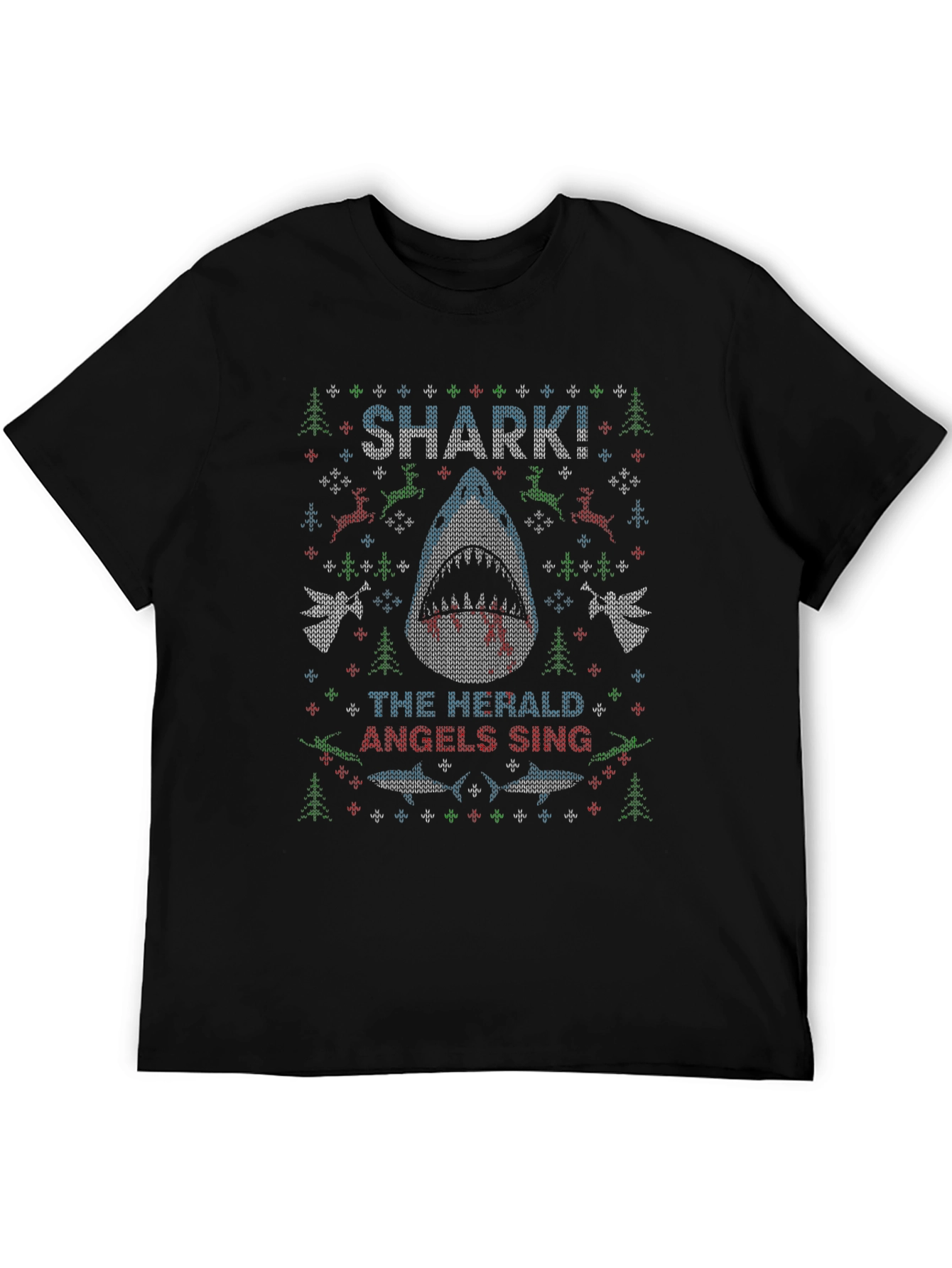 Shark Ugly Christmas Sweater T-Shirt