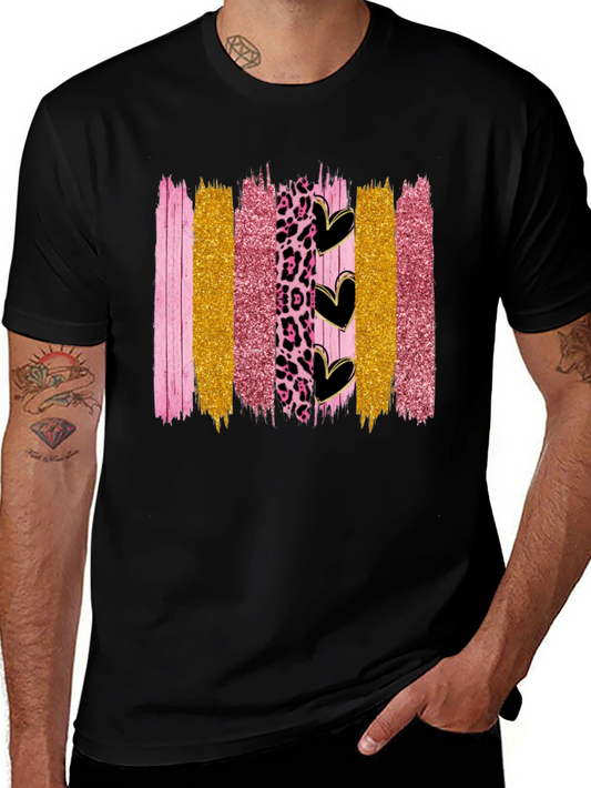 Brush Stroke Hearts Graphic Tee