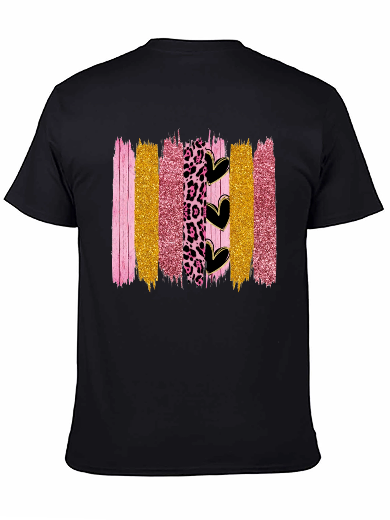 Brush Stroke Hearts Graphic Tee