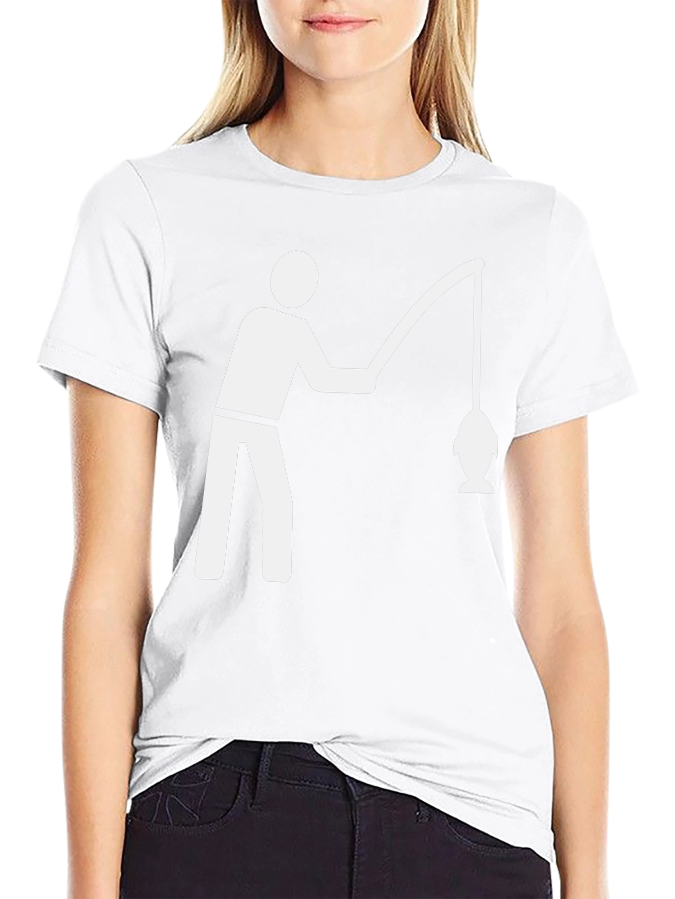 Fishing T-Shirt - Black Graphic Tee