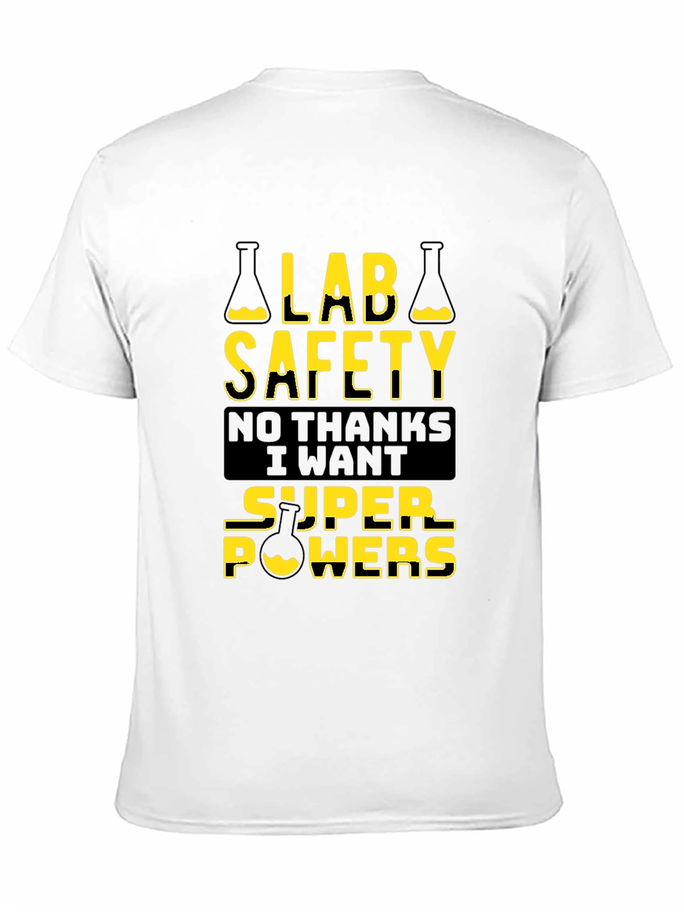 Lab Safety Super Powers T-Shirt - Black