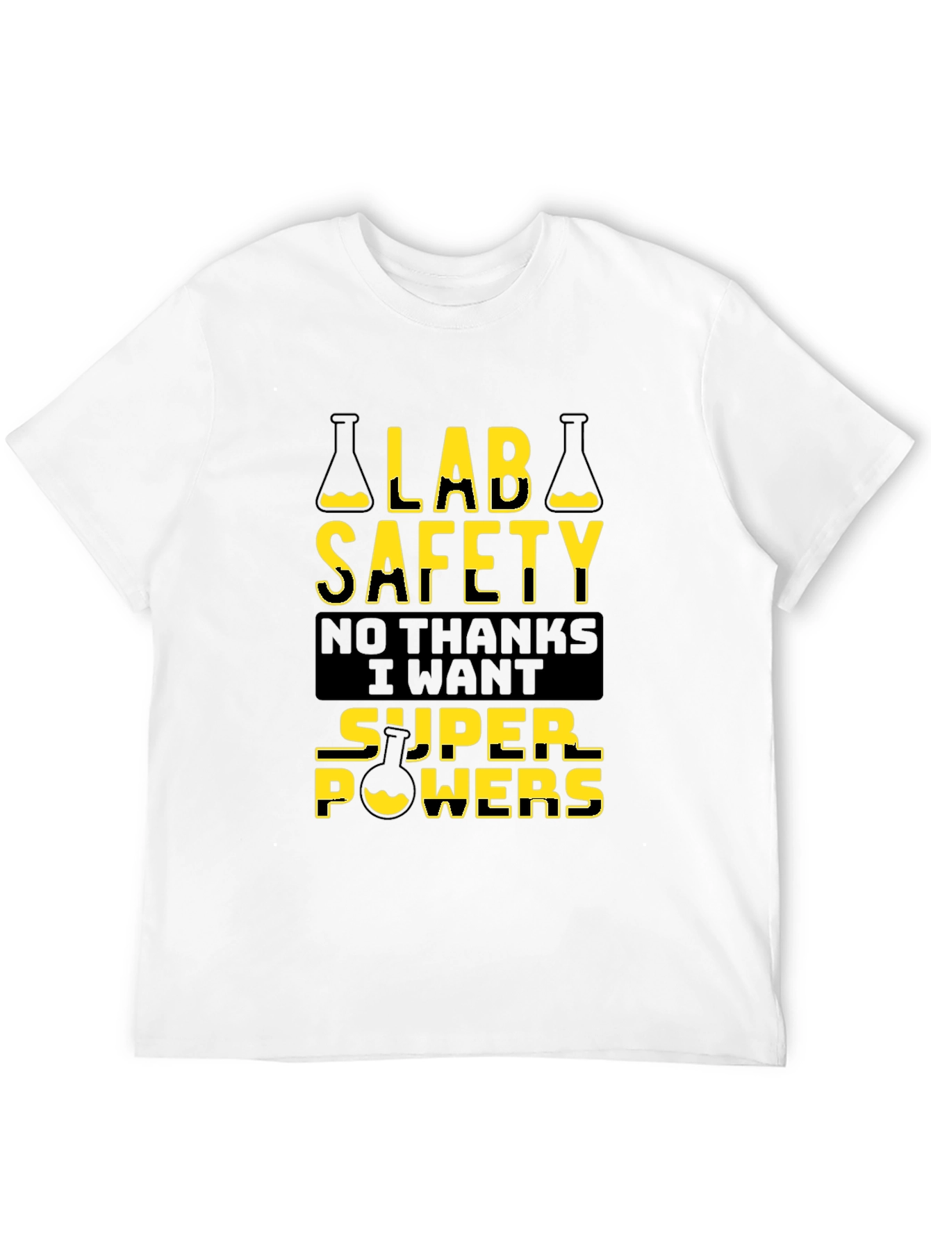 Lab Safety Super Powers T-Shirt - Black