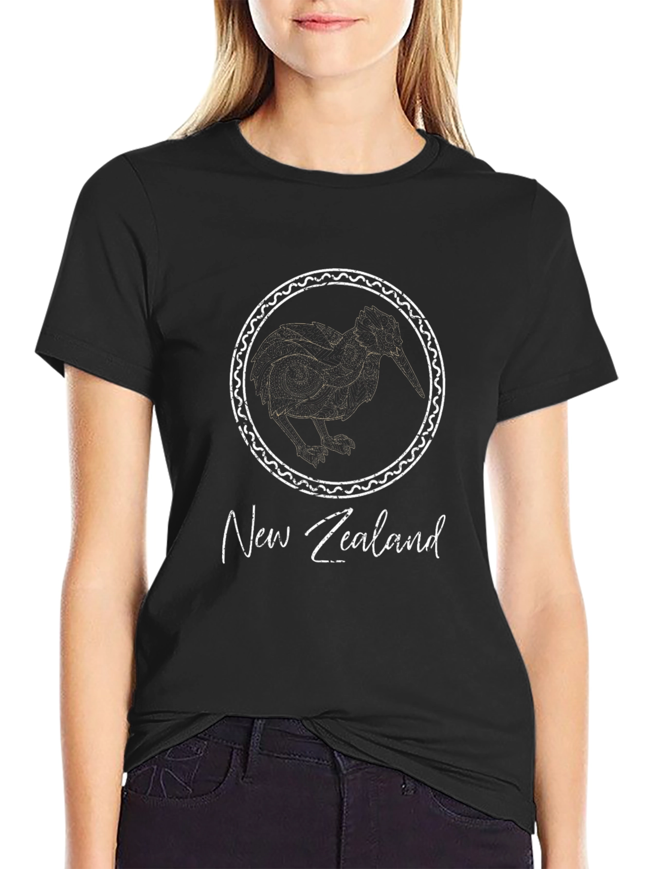 New Zealand Kiwi Bird Graphic T-Shirt