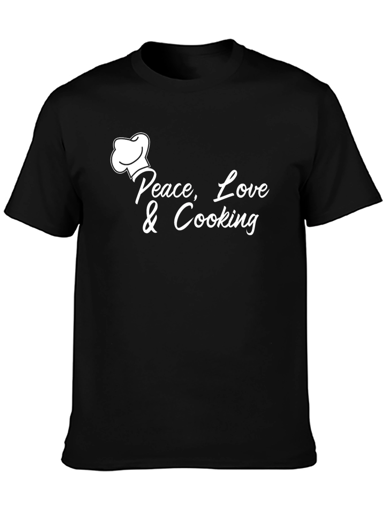 Peace Love & Cooking Graphic T-Shirt