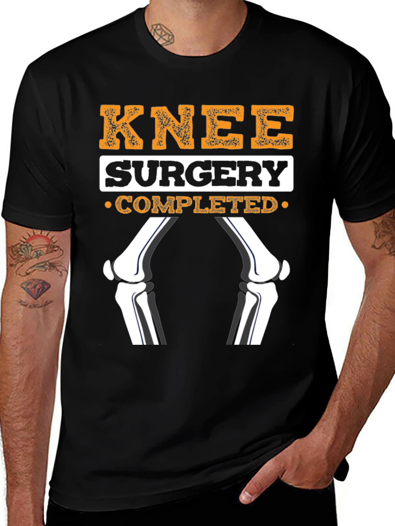 Knee Surgery Completed Funny T-Shirt