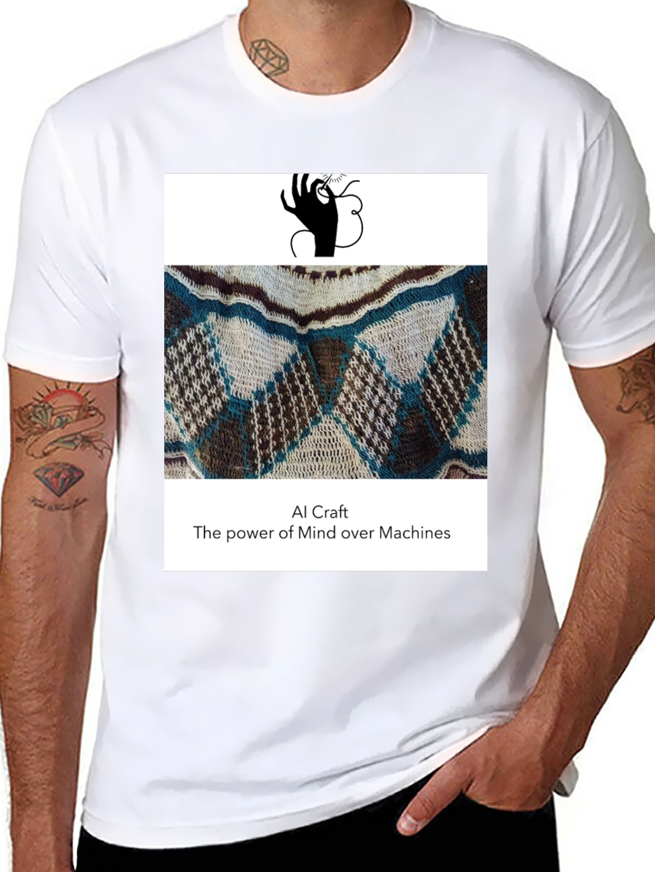 AI Craft Mind Over Machines T-Shirt