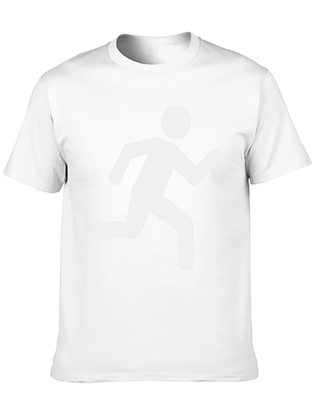 Black Running Man Graphic Tee