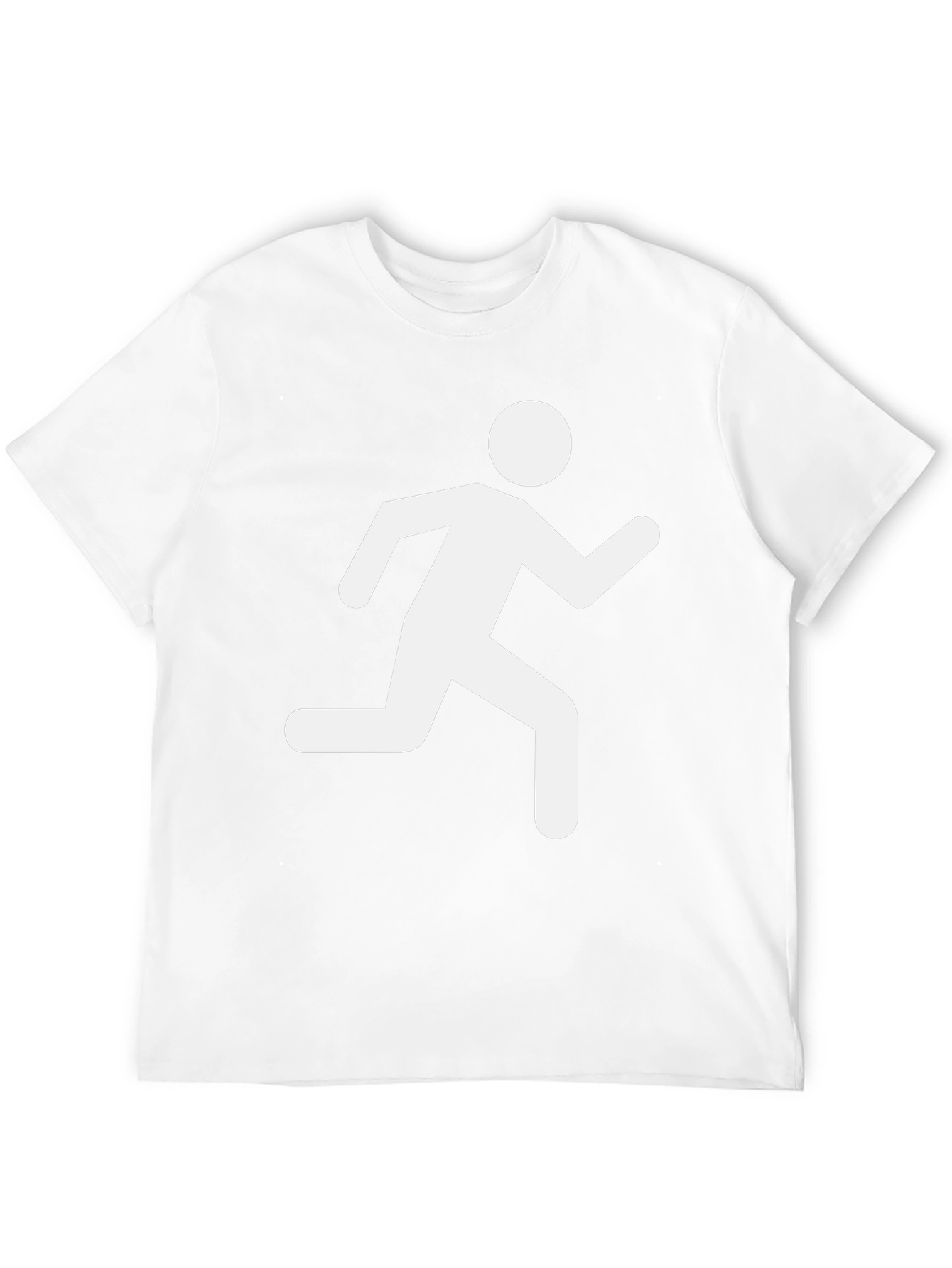 Black Running Man Graphic Tee