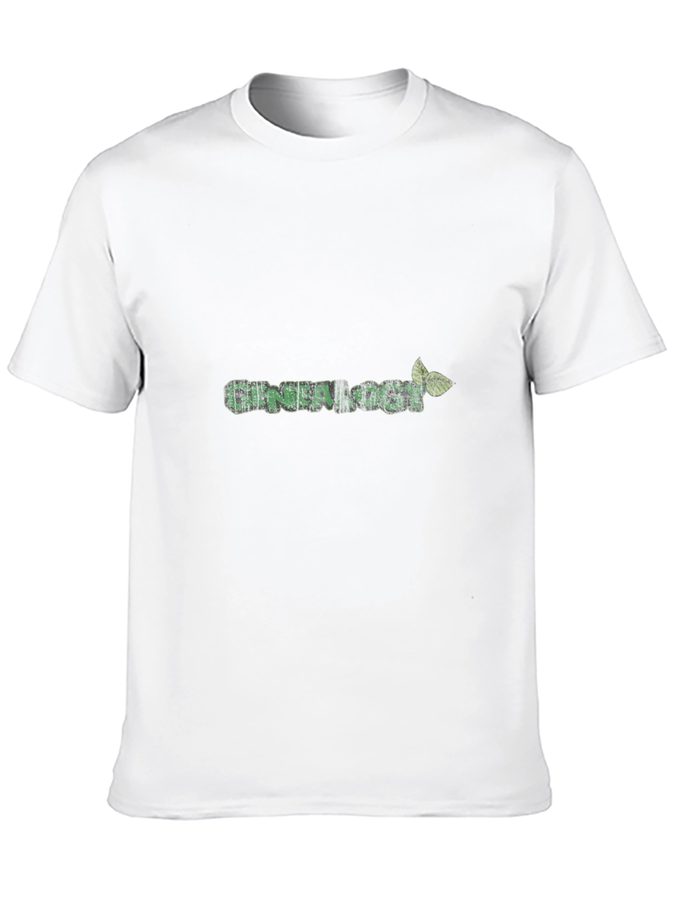 Genealogy T-Shirt - Green Leaf Design
