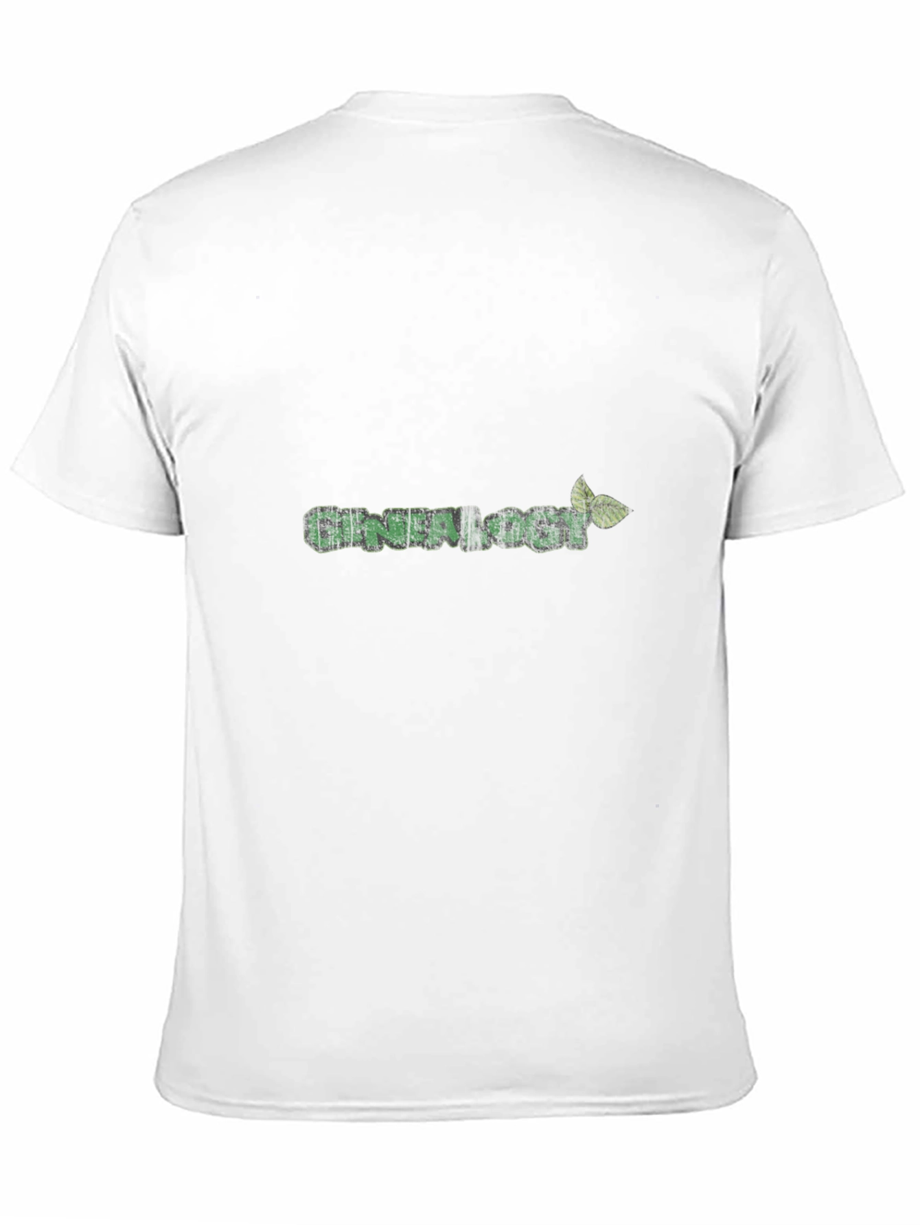 Genealogy T-Shirt - Green Leaf Design