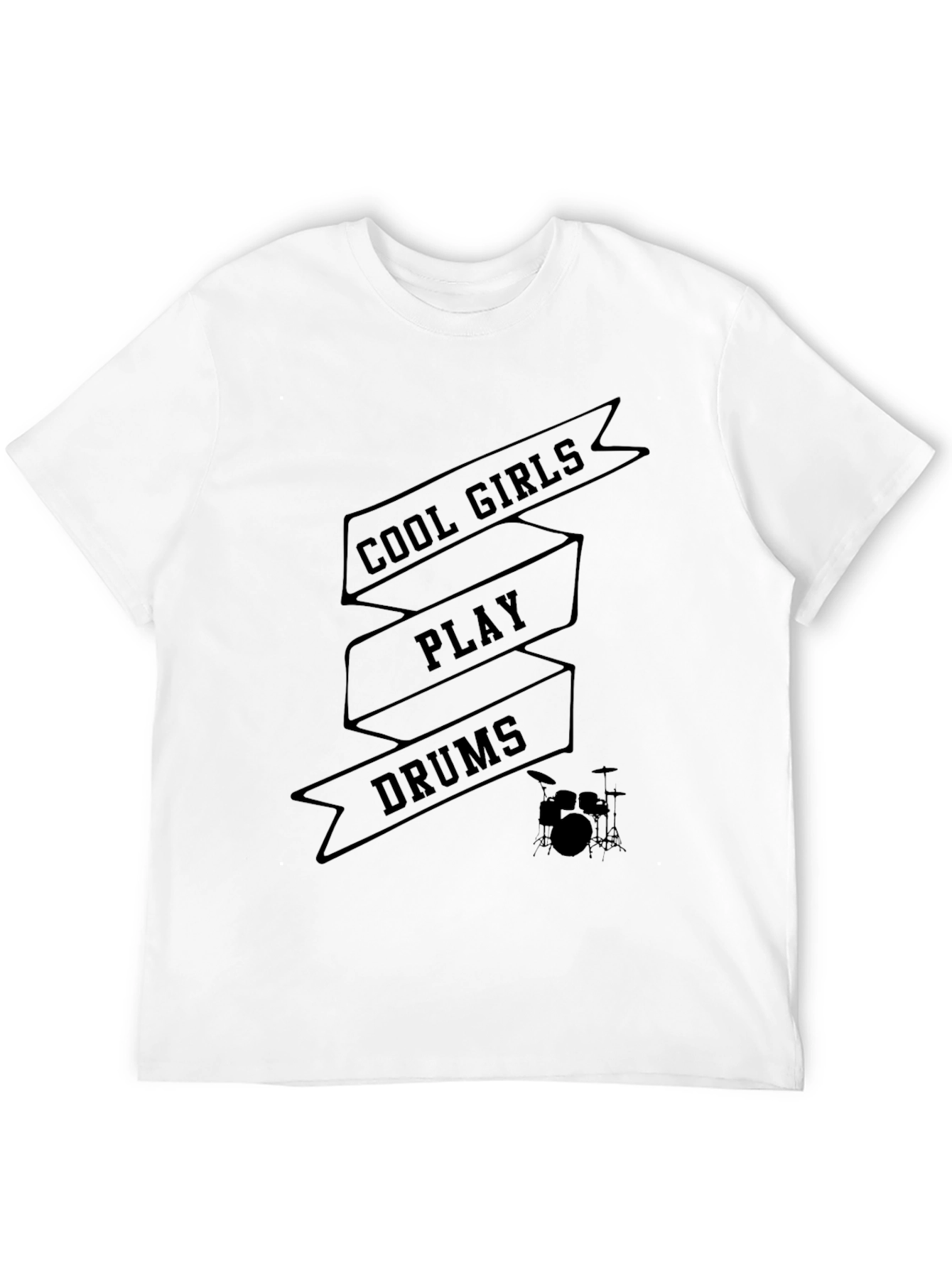 Cool Girls Play Drums T-Shirt