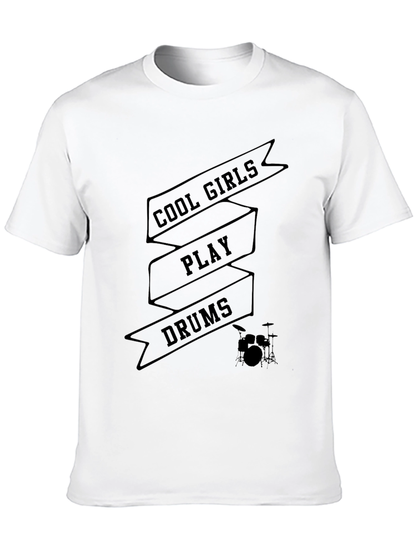 Cool Girls Play Drums T-Shirt