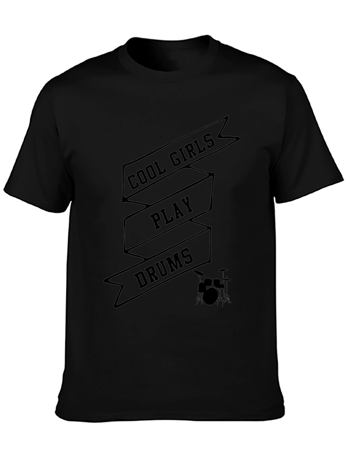 Cool Girls Play Drums T-Shirt