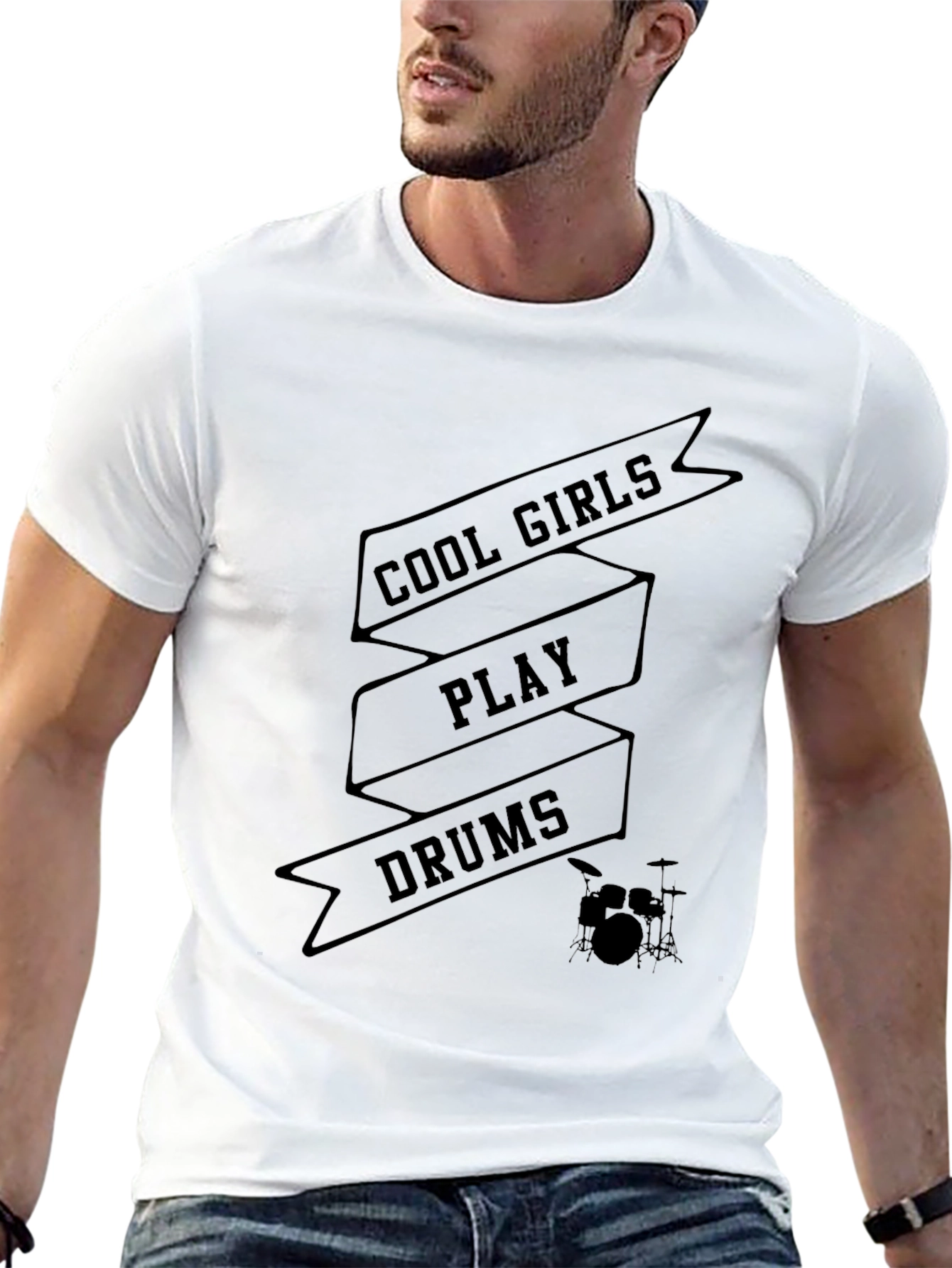 Cool Girls Play Drums T-Shirt