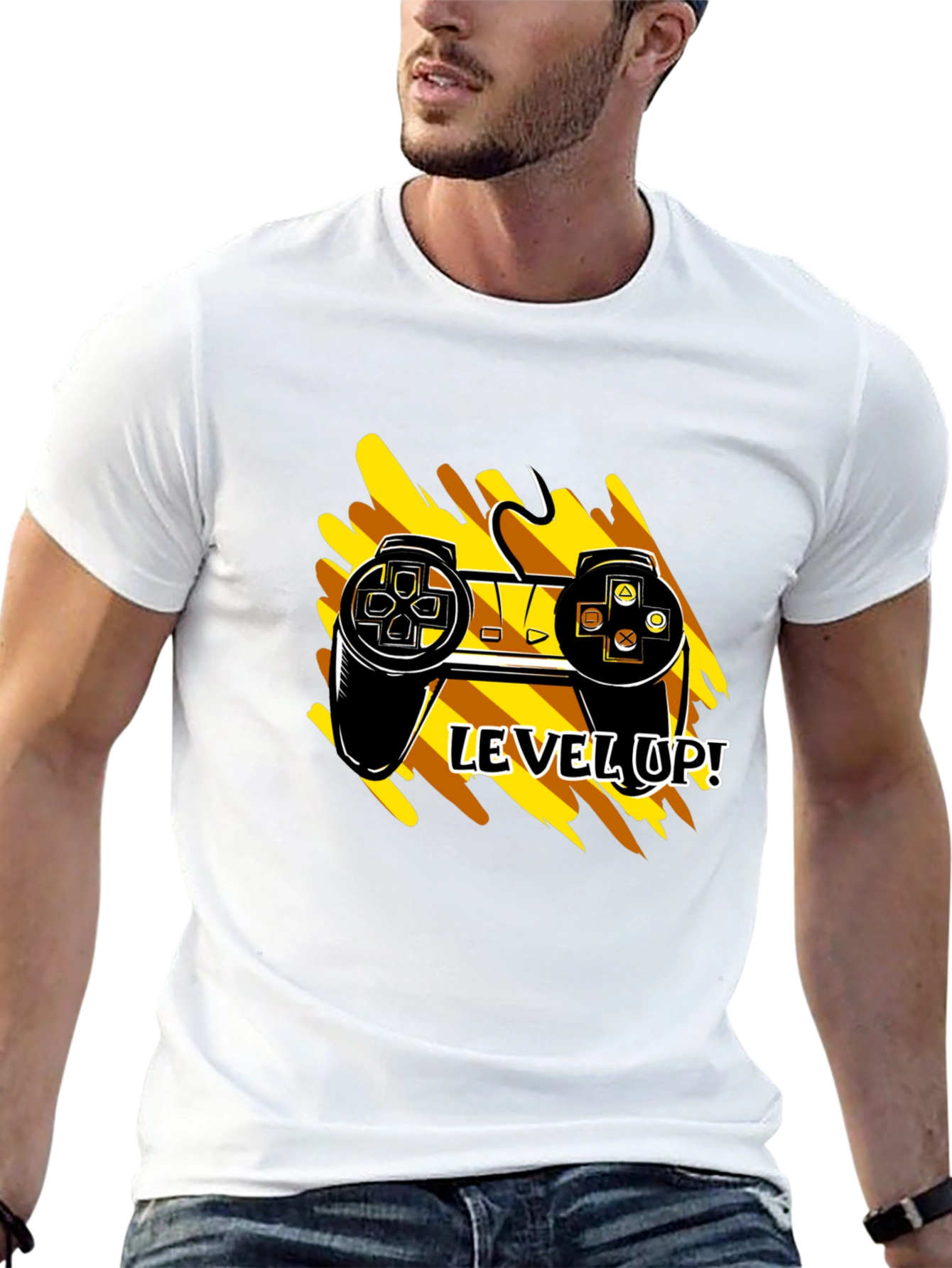 Level Up Gamer T-Shirt - Black