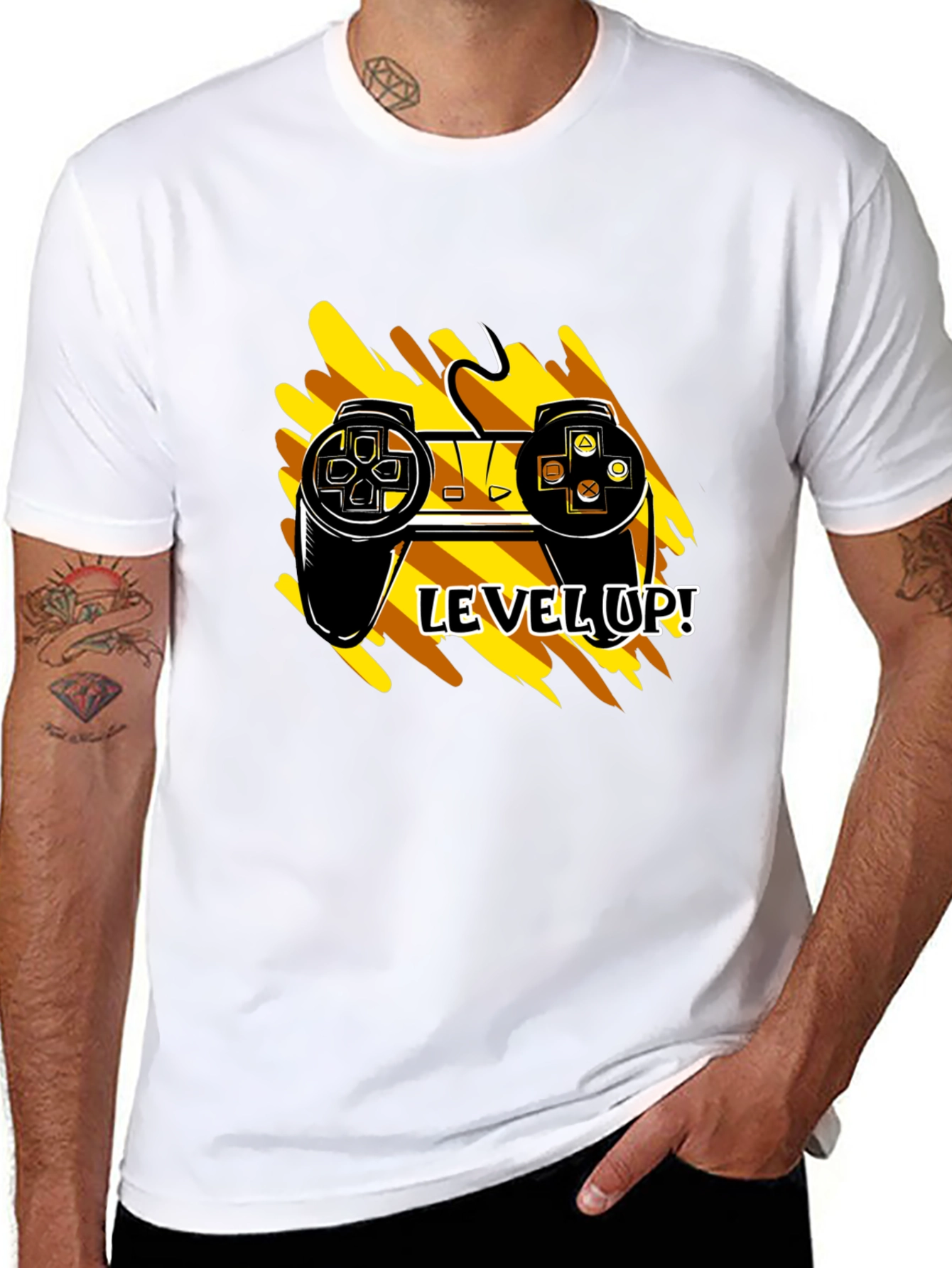 Level Up Gamer T-Shirt - Black