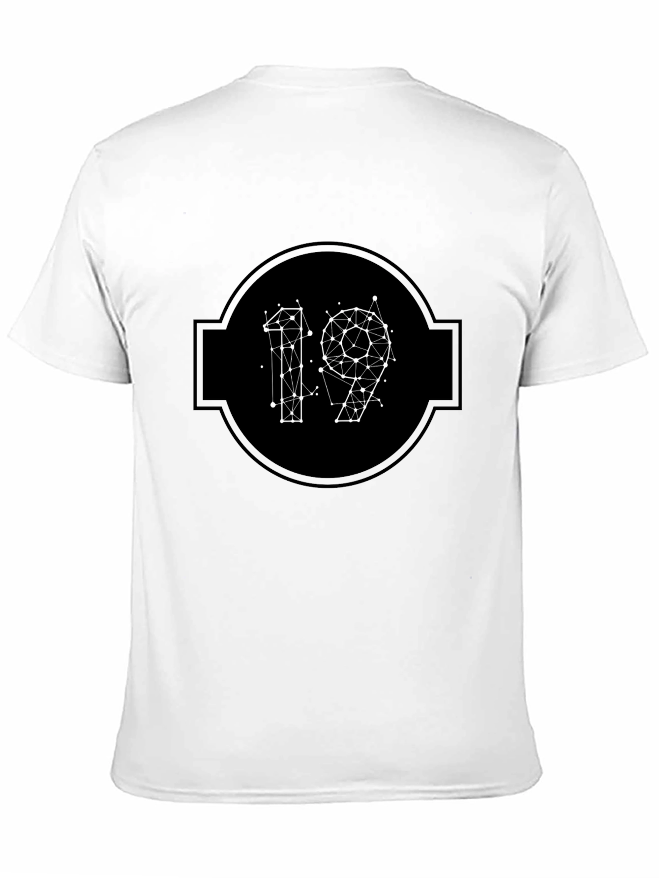 Abstract 19 Graphic Tee - Black