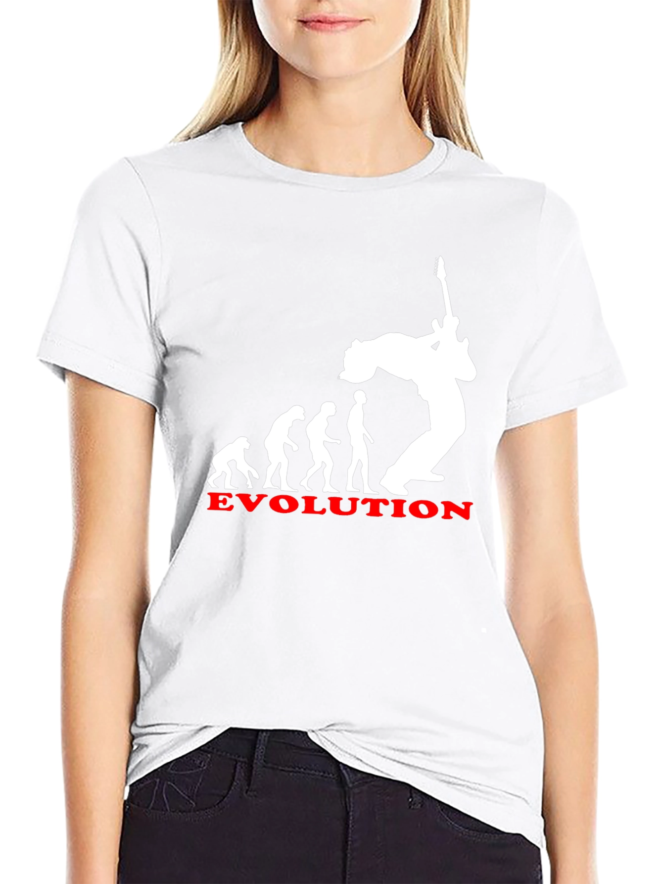 Evolution of Rock T-Shirt - Black Cotton Tee
