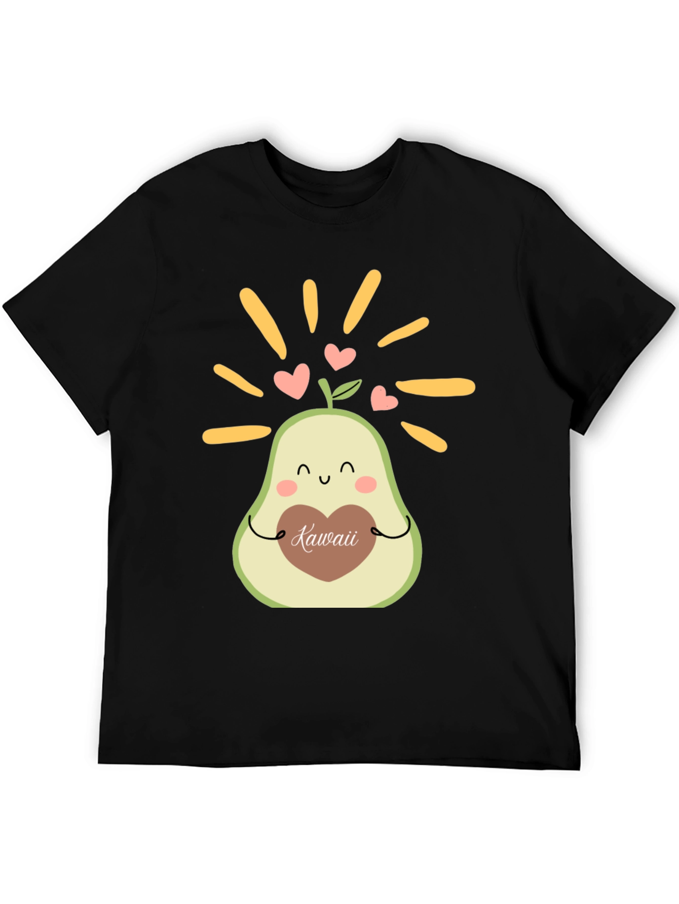 Kawaii Avocado Graphic Tee - Cute & Stylish T-Shirt