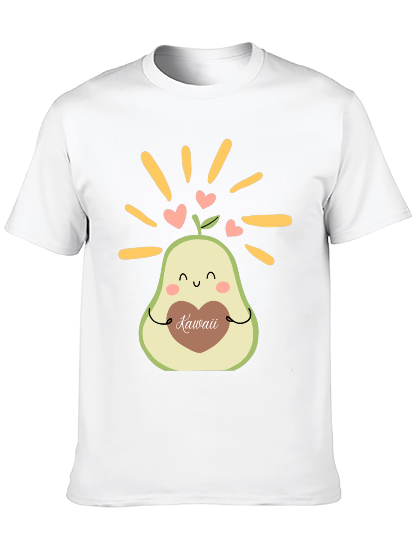 Kawaii Avocado Graphic Tee - Cute & Stylish T-Shirt