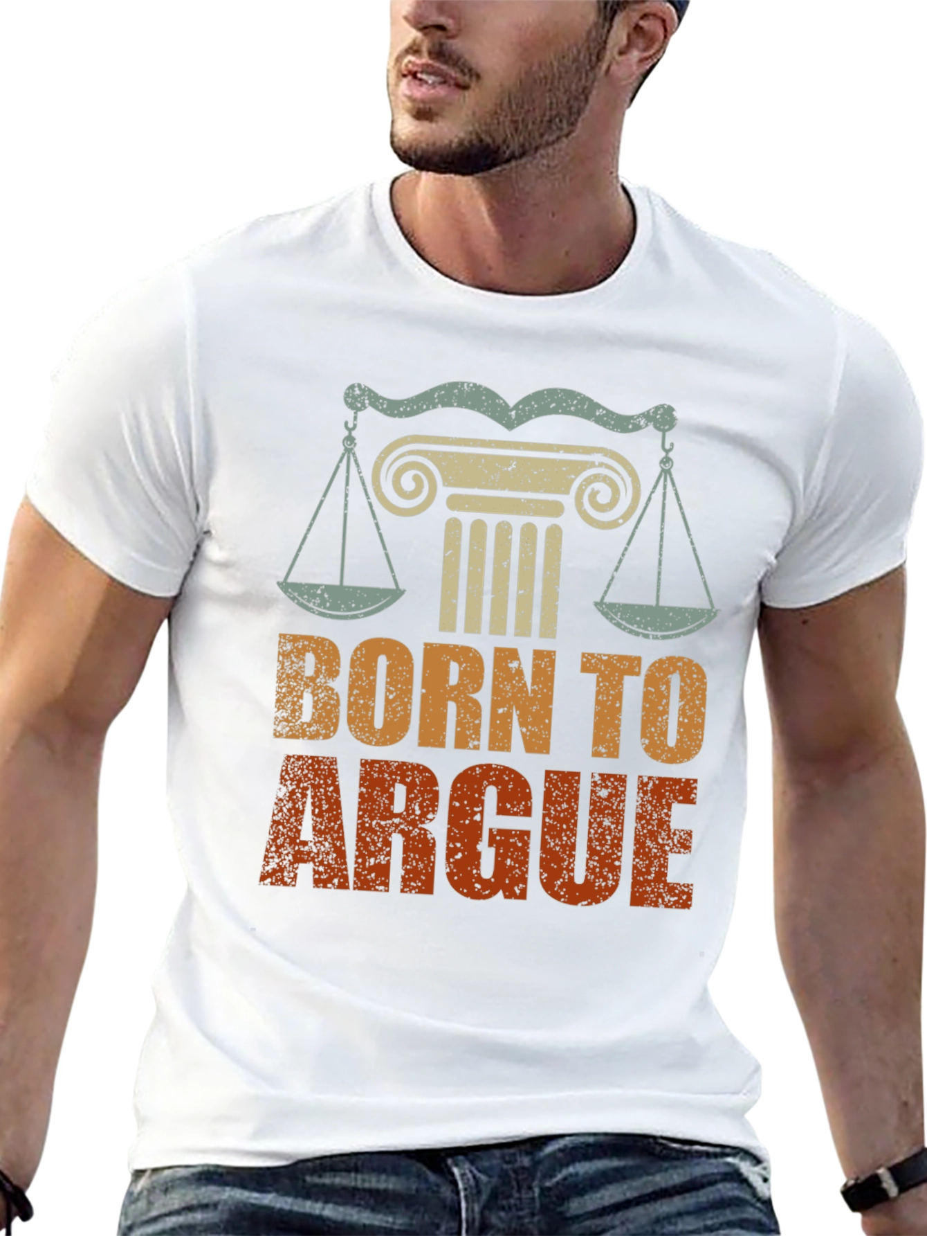 Born To Argue Graphic Tee - Lawyer Gift