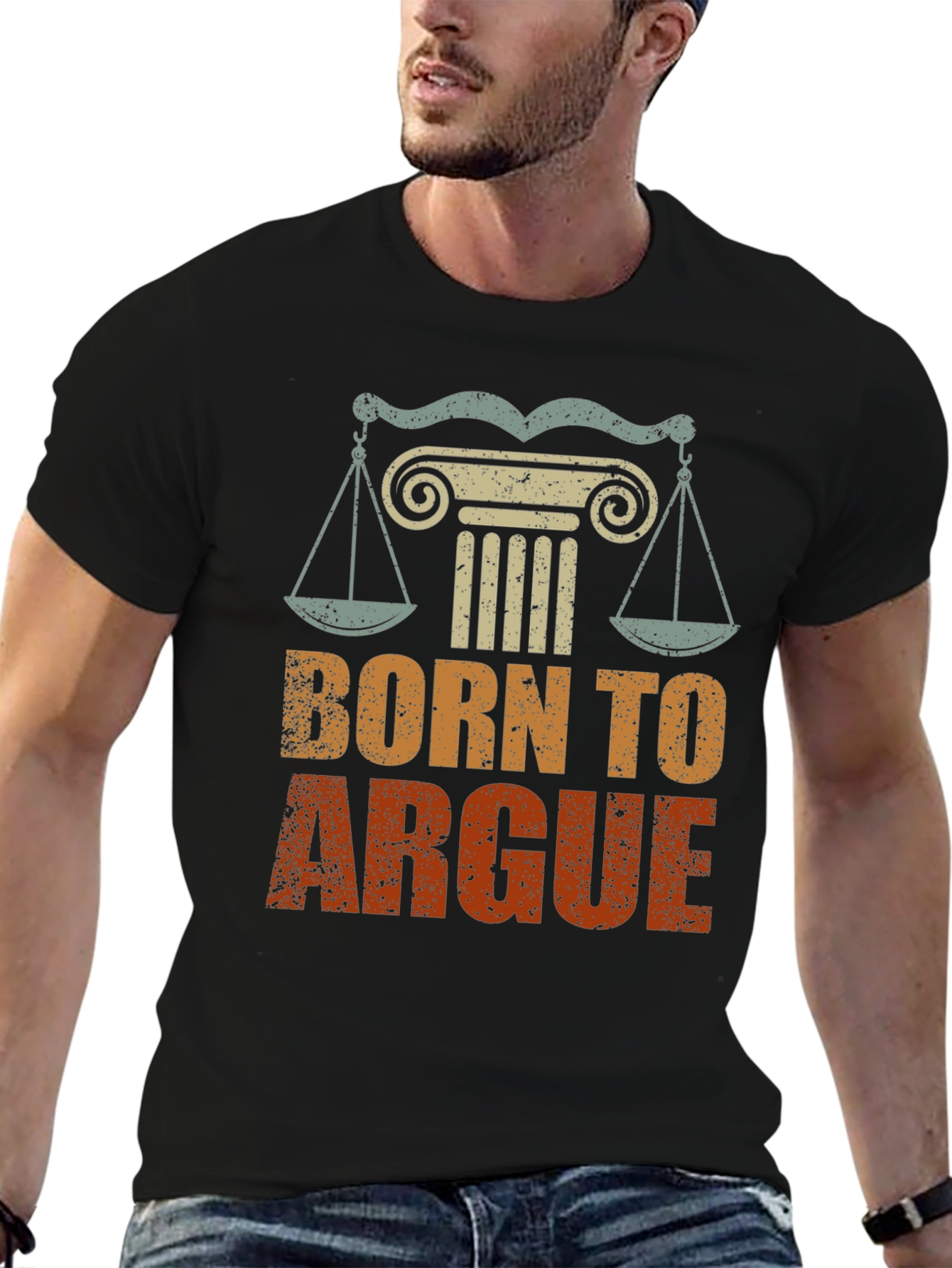 Born To Argue Graphic Tee - Lawyer Gift