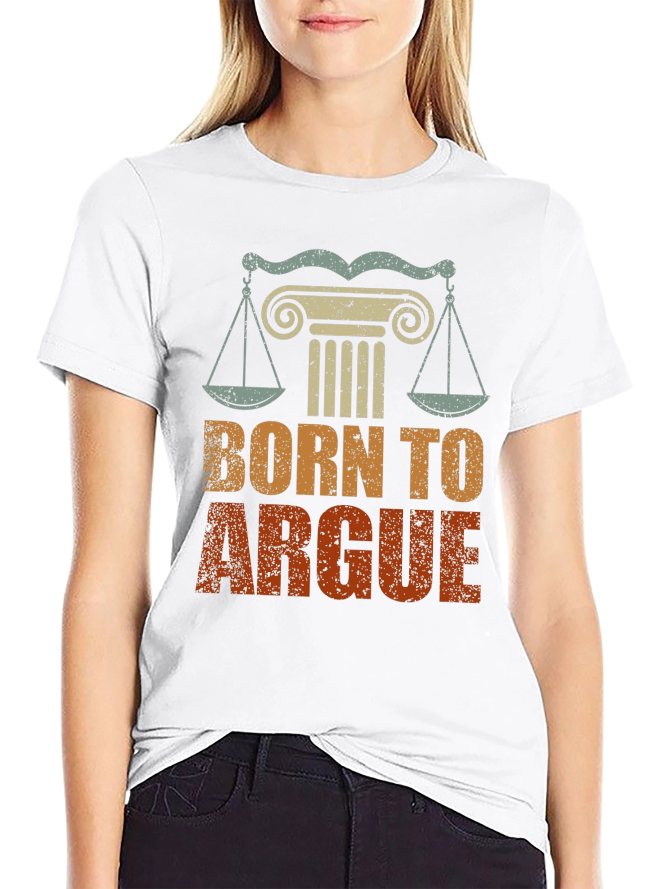 Born To Argue Graphic Tee - Lawyer Gift