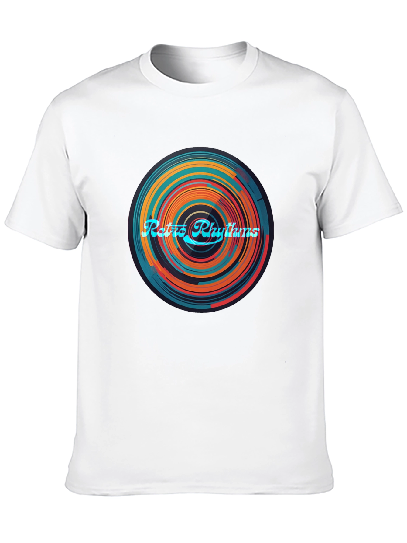 Retro Rhythms Graphic Tee - Music Lovers T-Shirt