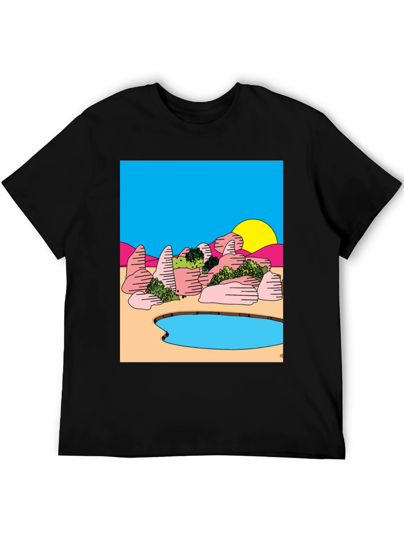 Surreal Landscape Graphic Tee