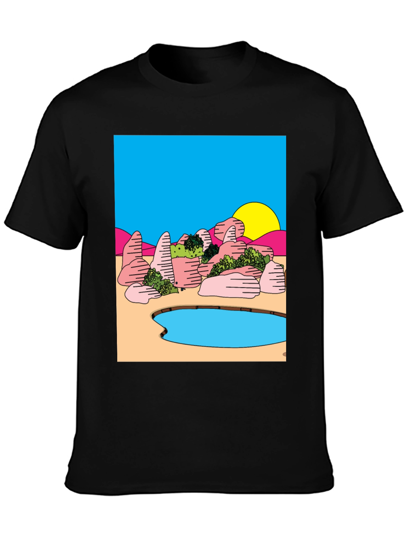 Surreal Landscape Graphic Tee