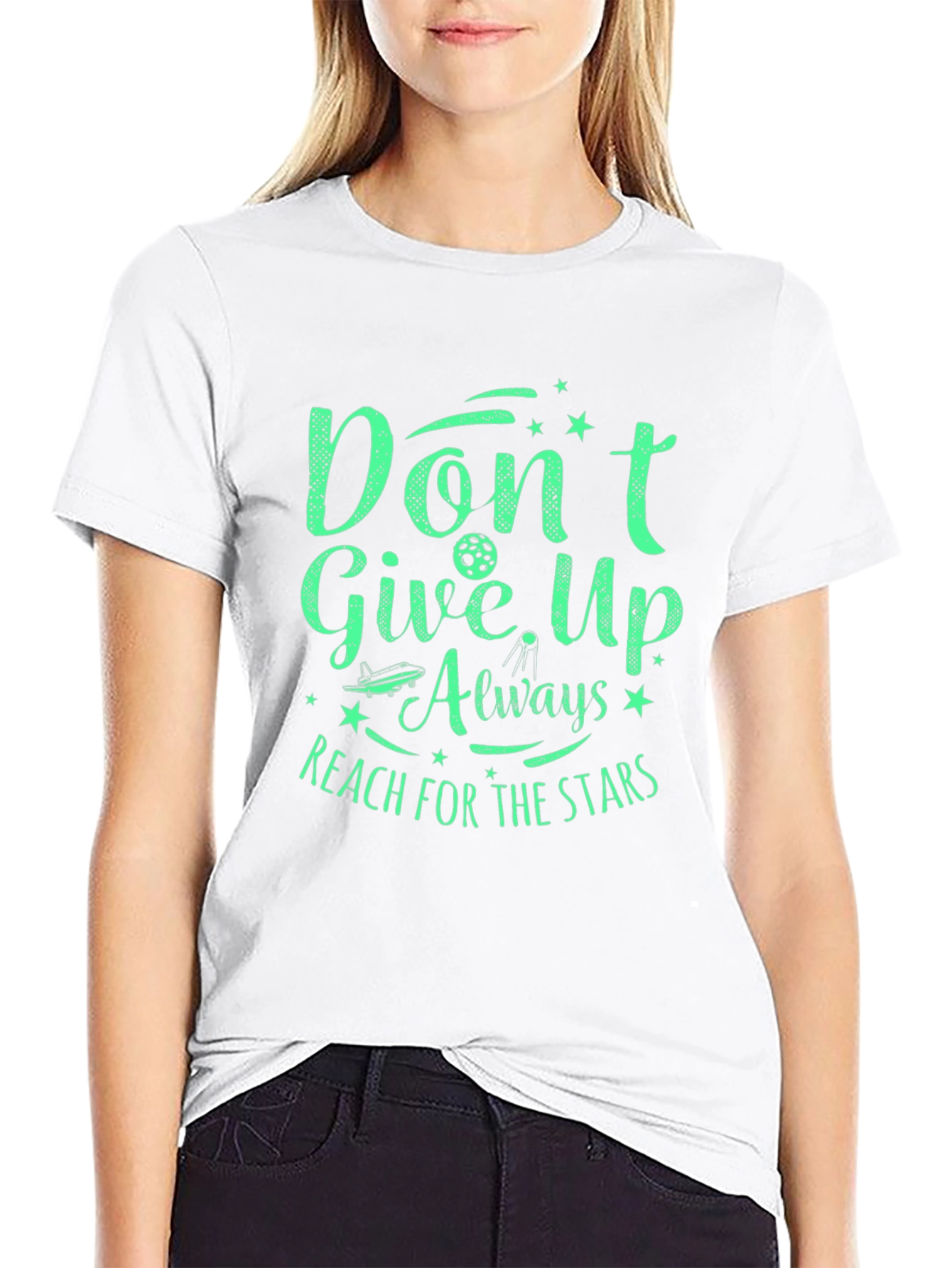 Inspirational Graphic T-Shirt - Dont Give Up