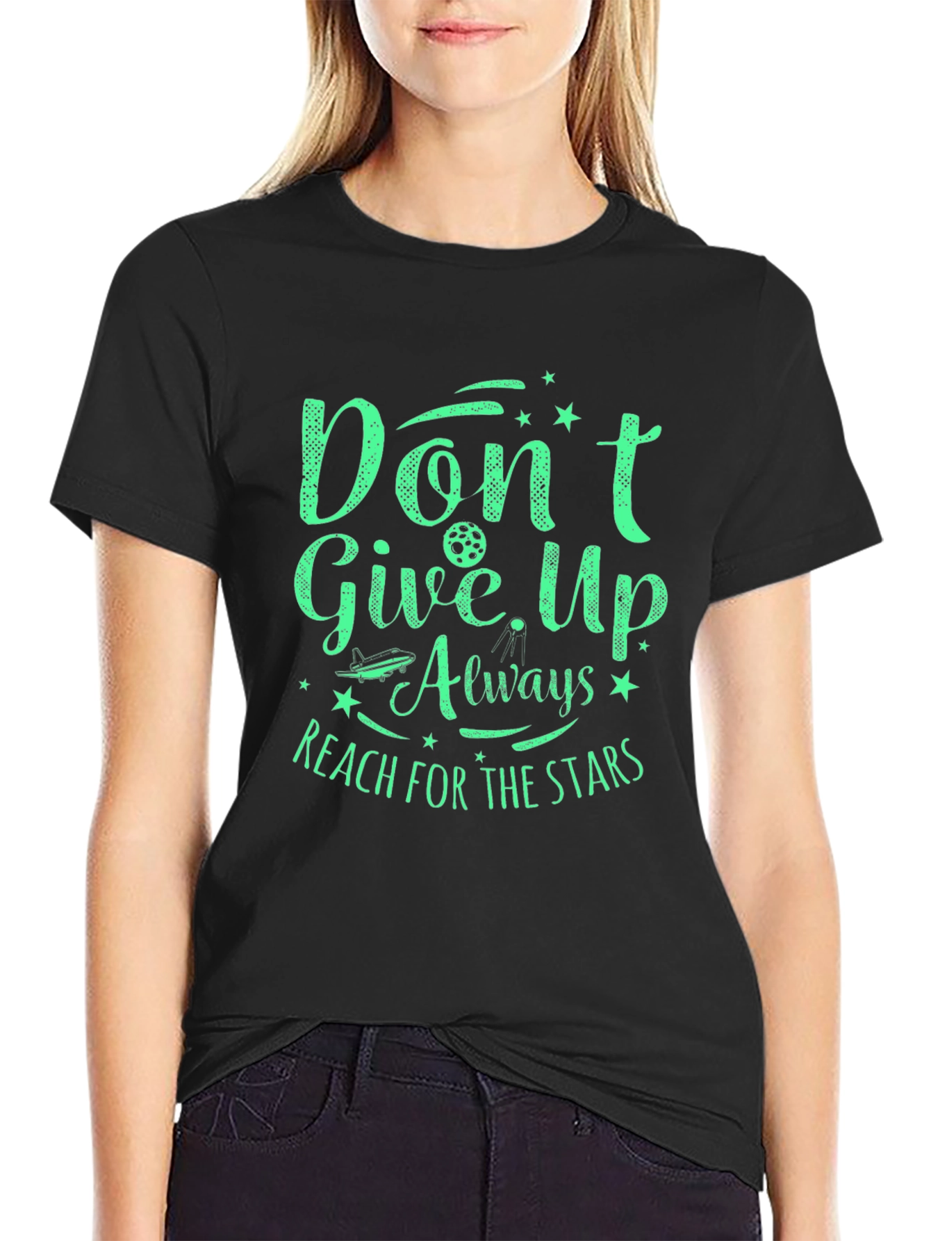 Inspirational Graphic T-Shirt - Dont Give Up