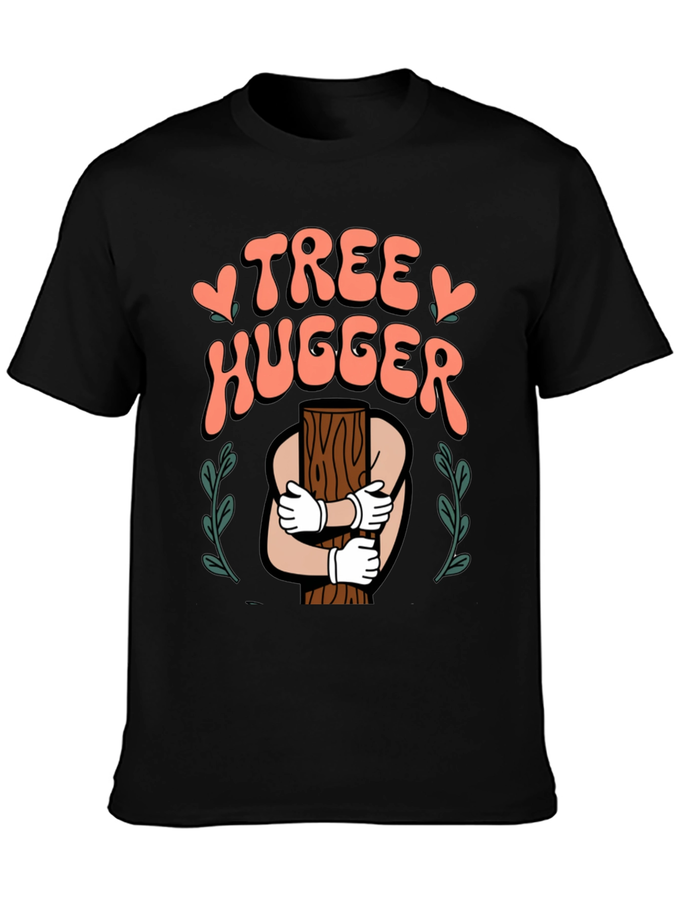 Tree Hugger Graphic T-Shirt - Nature Lover Tee