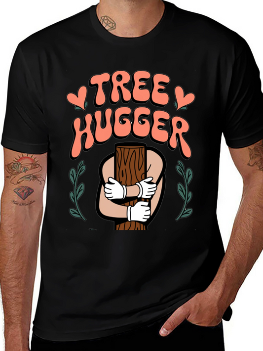 Tree Hugger Graphic T-Shirt - Nature Lover Tee