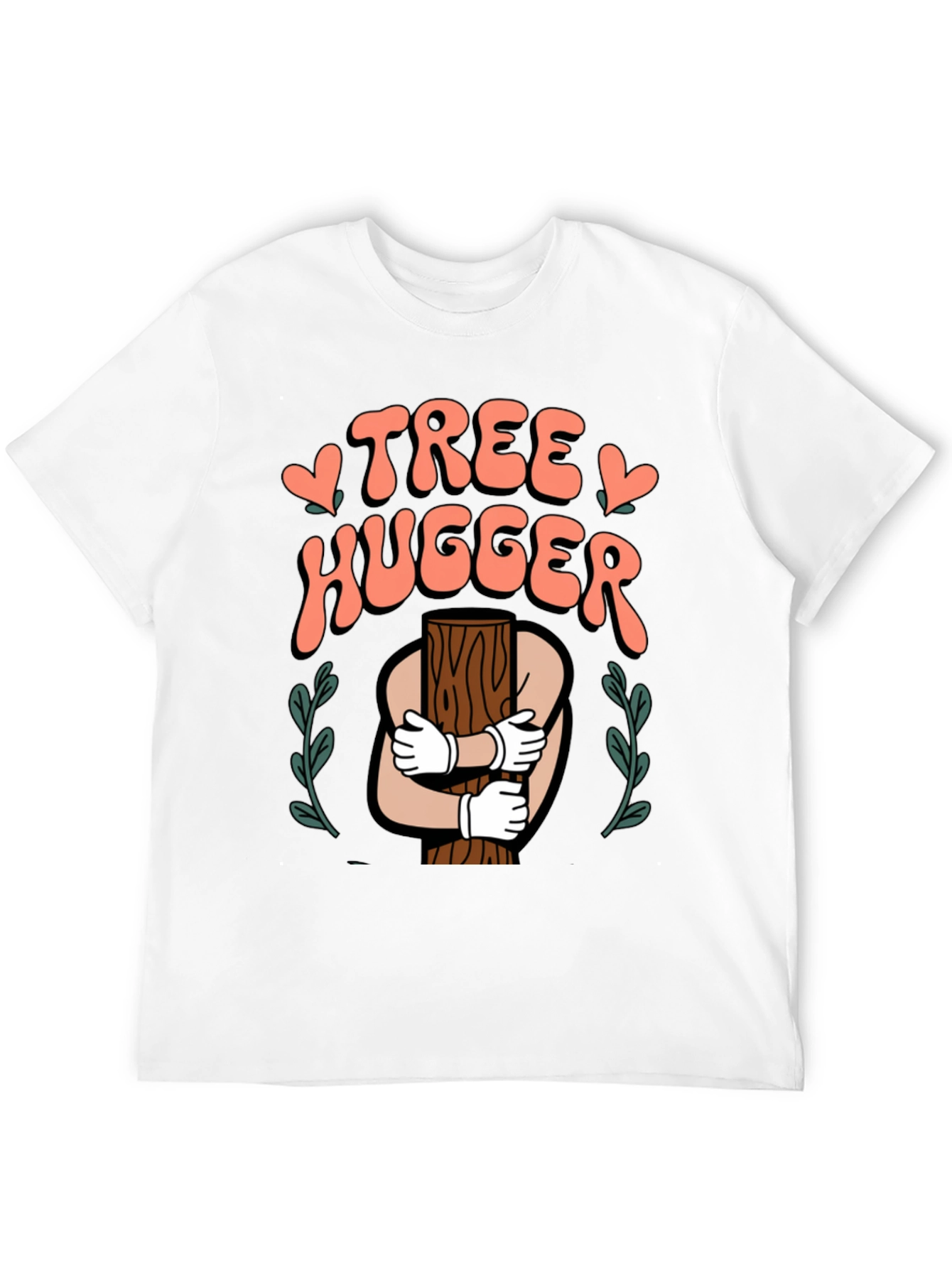 Tree Hugger Graphic T-Shirt - Nature Lover Tee