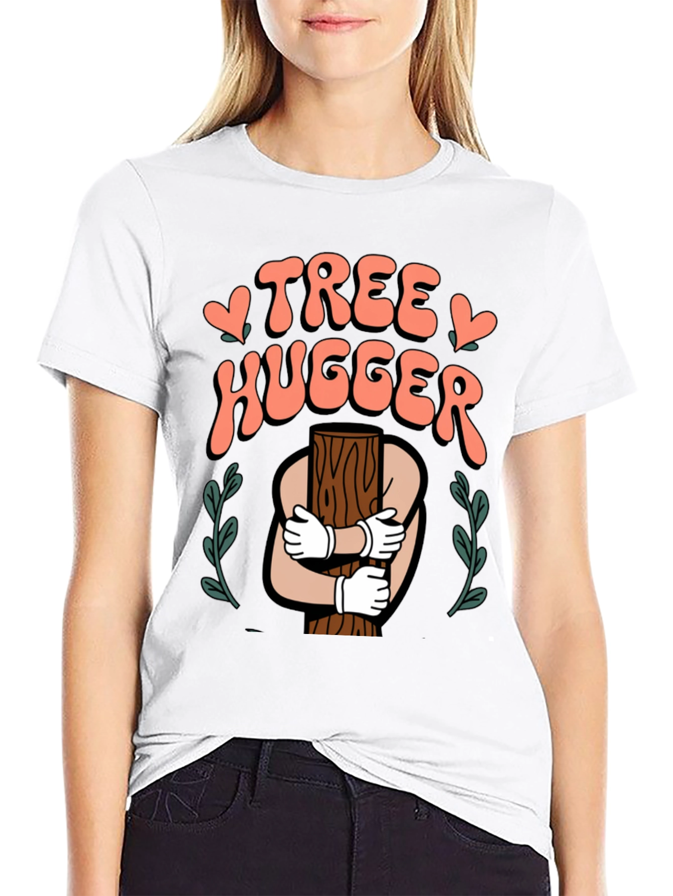 Tree Hugger Graphic T-Shirt - Nature Lover Tee