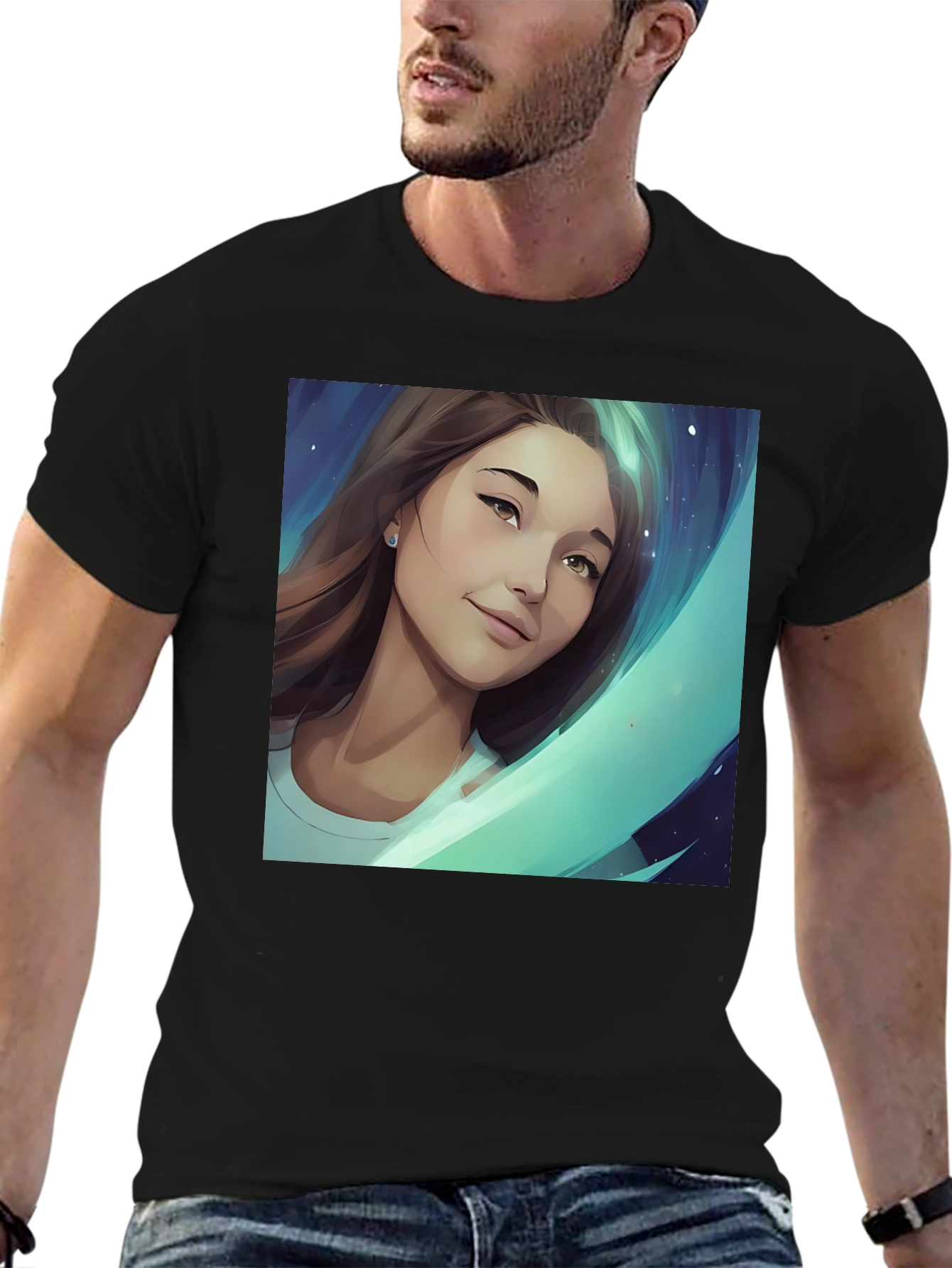 Artistic Portrait Graphic Tee