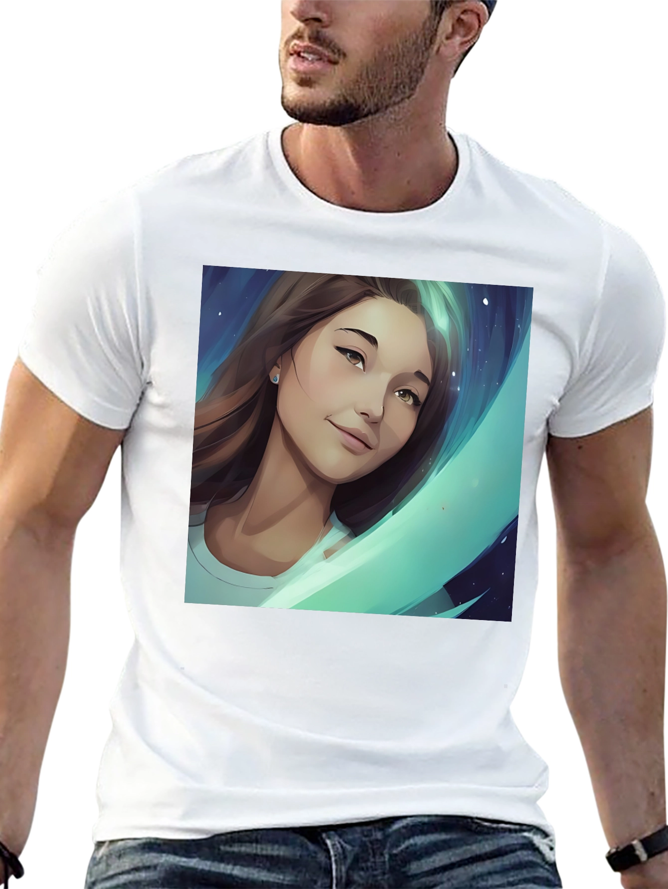 Artistic Portrait Graphic Tee
