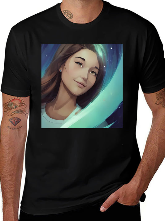 Artistic Portrait Graphic Tee