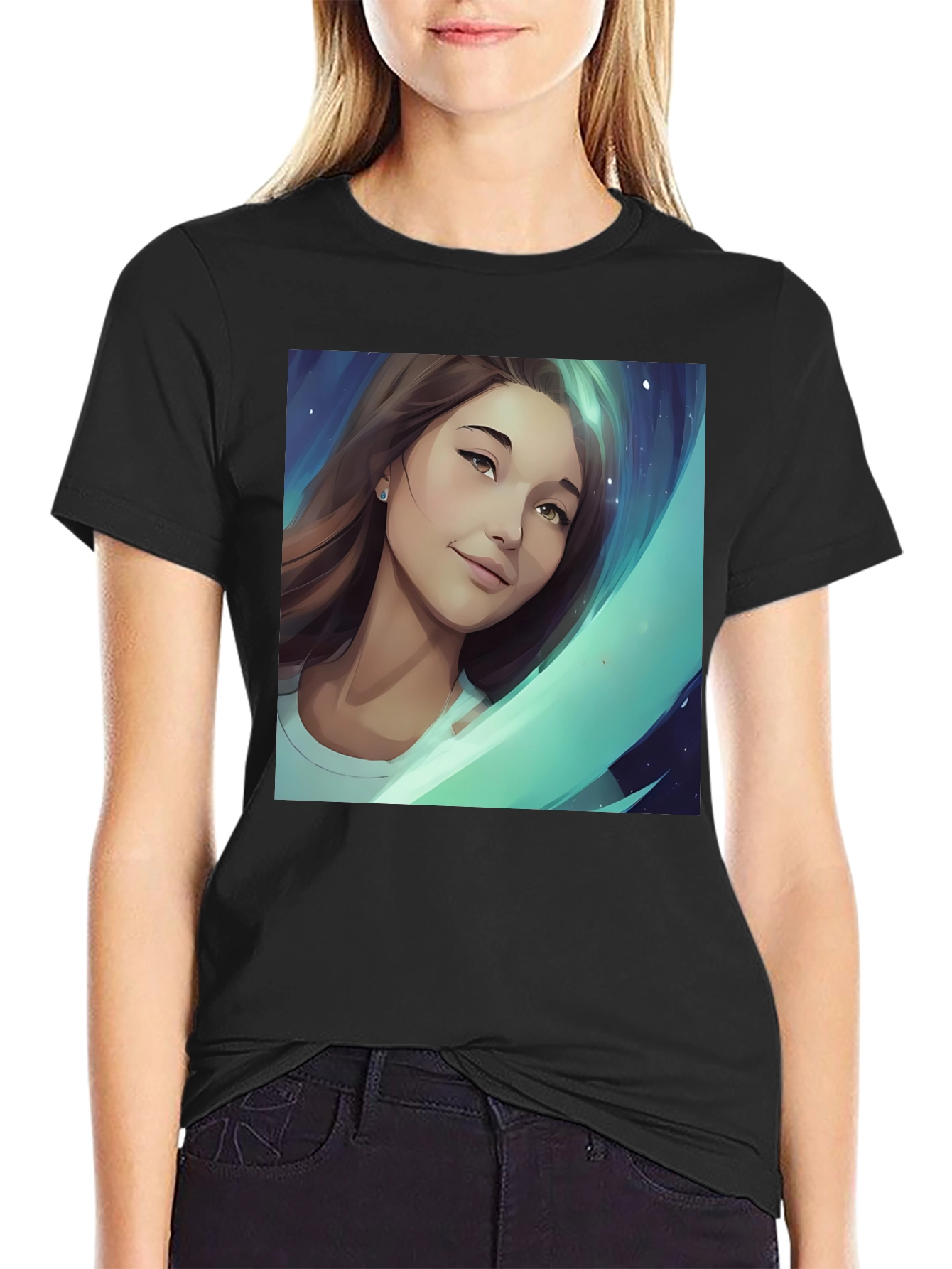 Artistic Portrait Graphic Tee