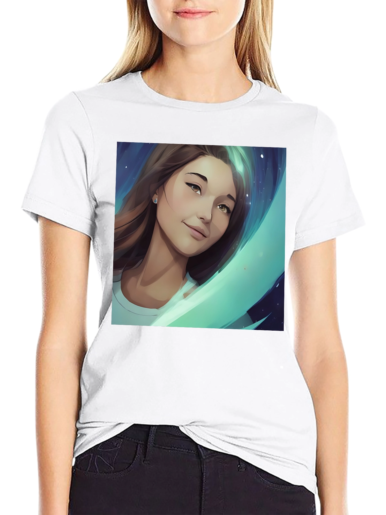 Artistic Portrait Graphic Tee