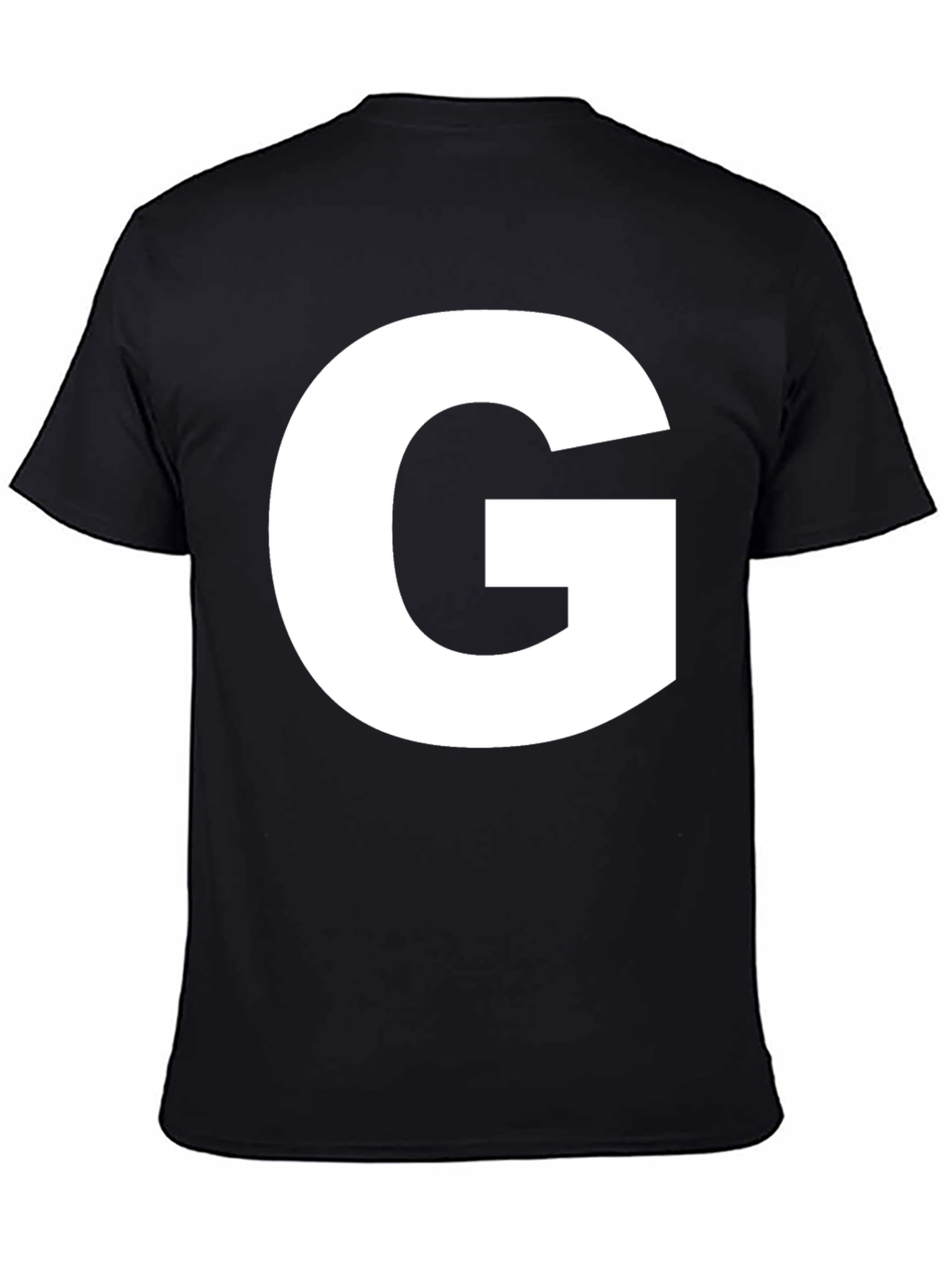 Bold Letter G Black T-Shirt