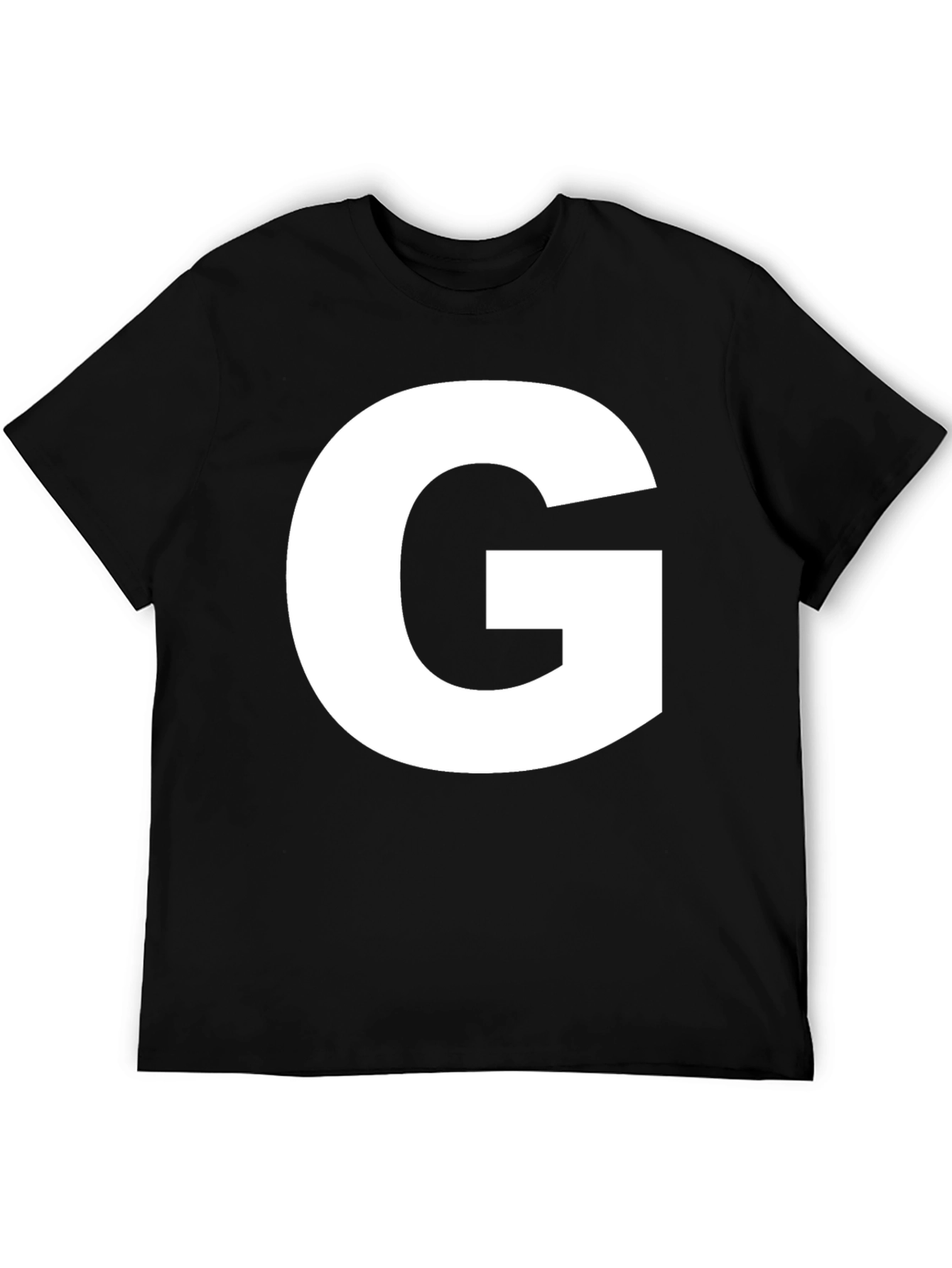 Bold Letter G Black T-Shirt