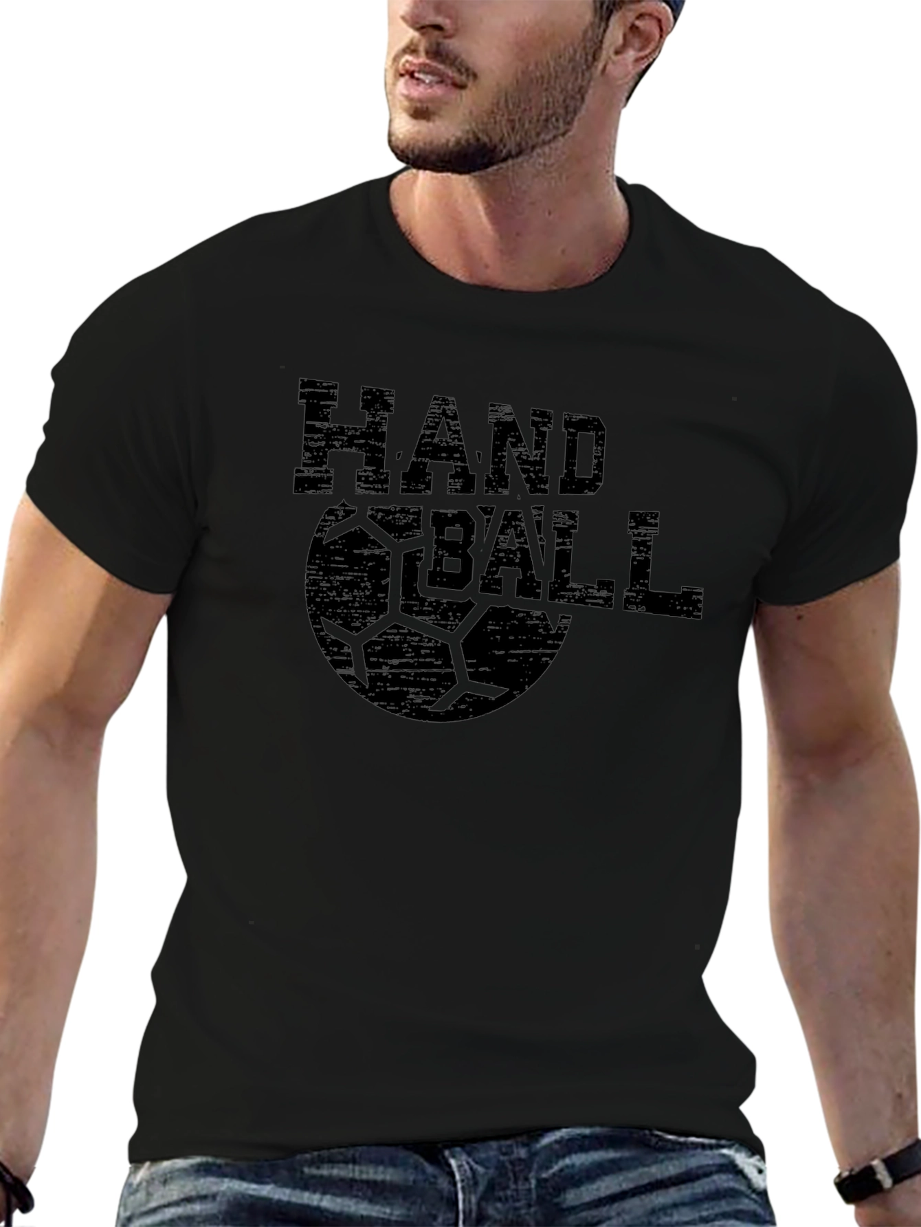 Handball T-Shirt - Distressed Graphic Tee