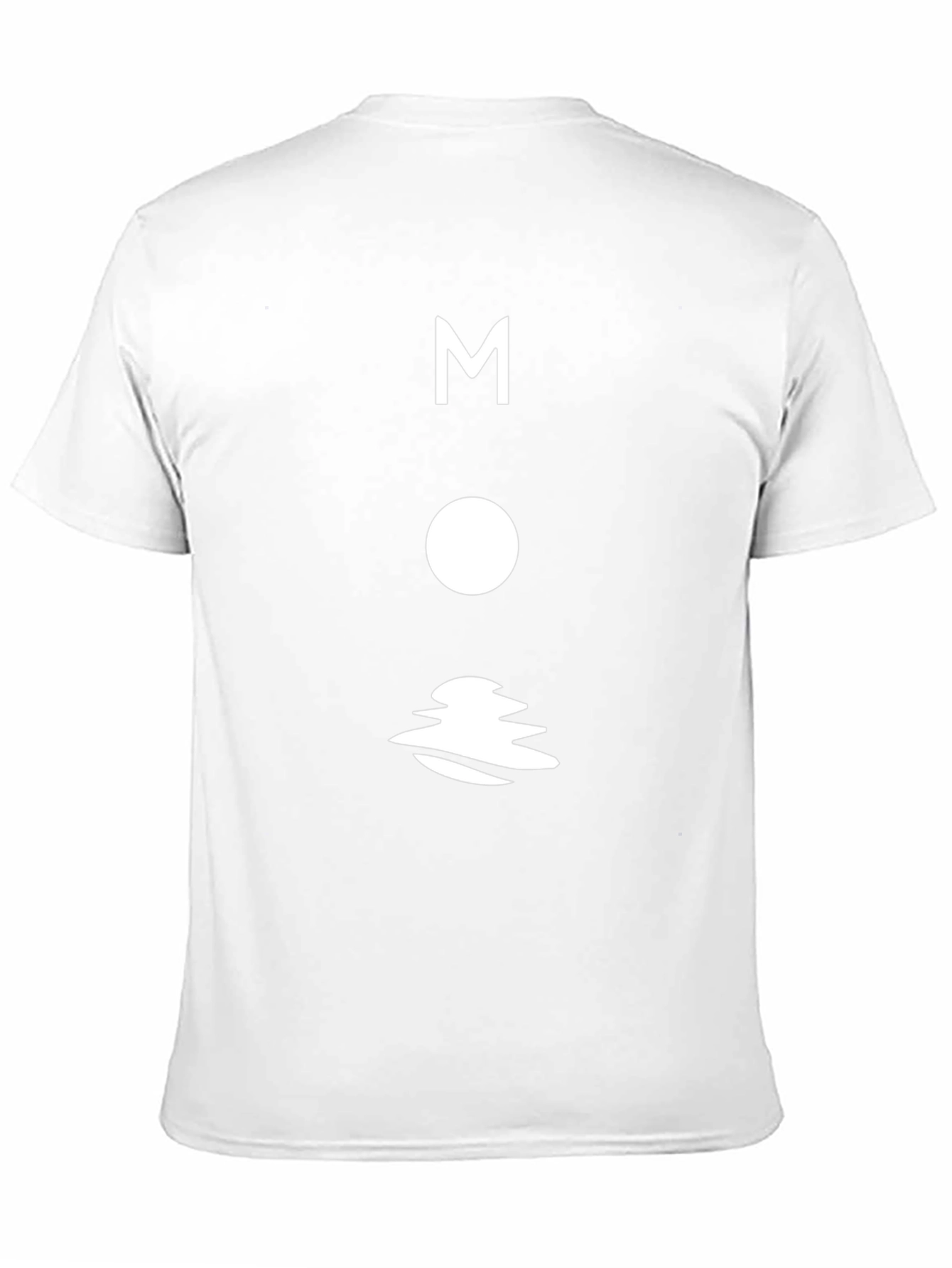 Modern Moon Graphic T-Shirt - Black Cotton Tee